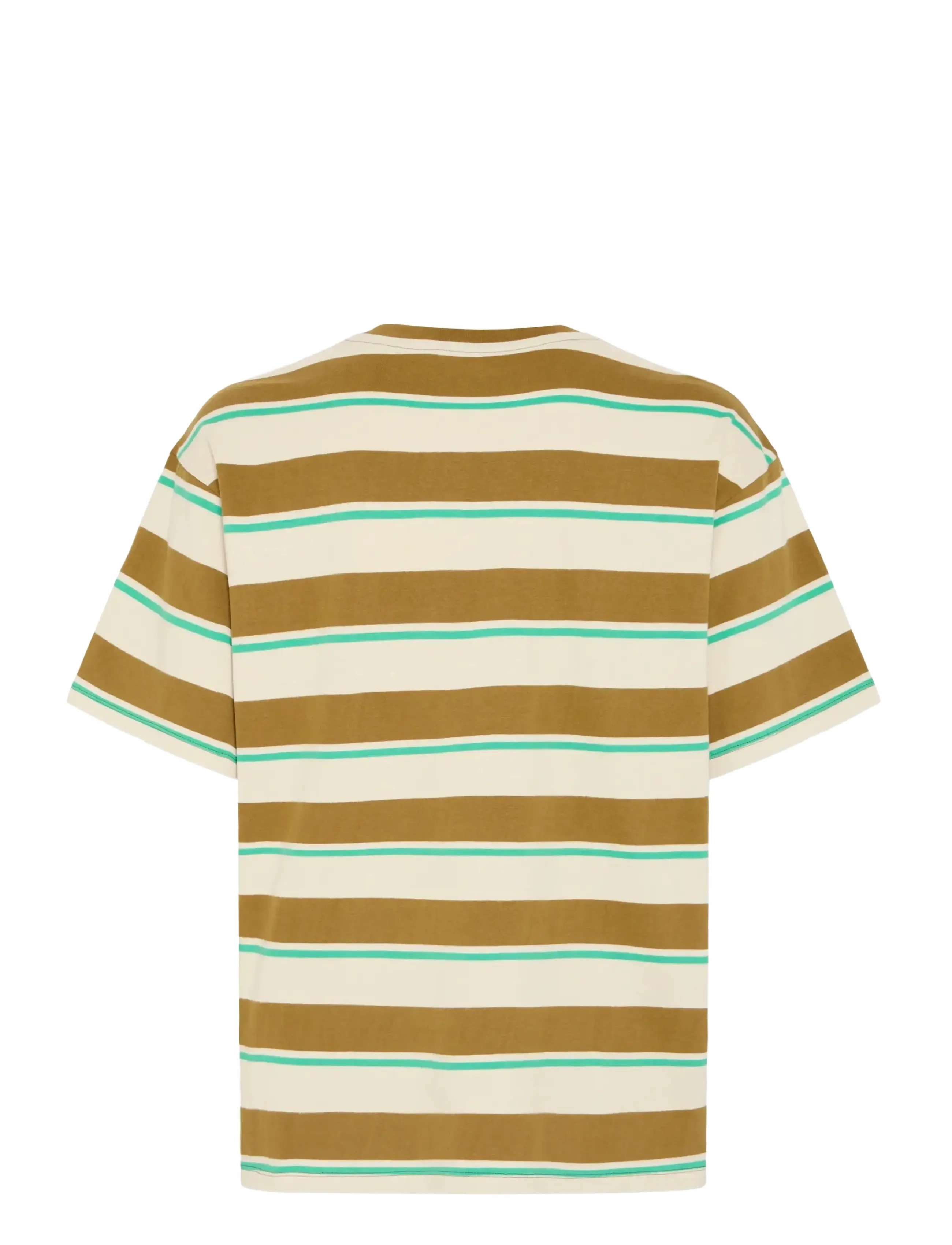 Blend - BHKYRAN STRIPE S/S TEE - kurzärmelig - oyster gray - 2
