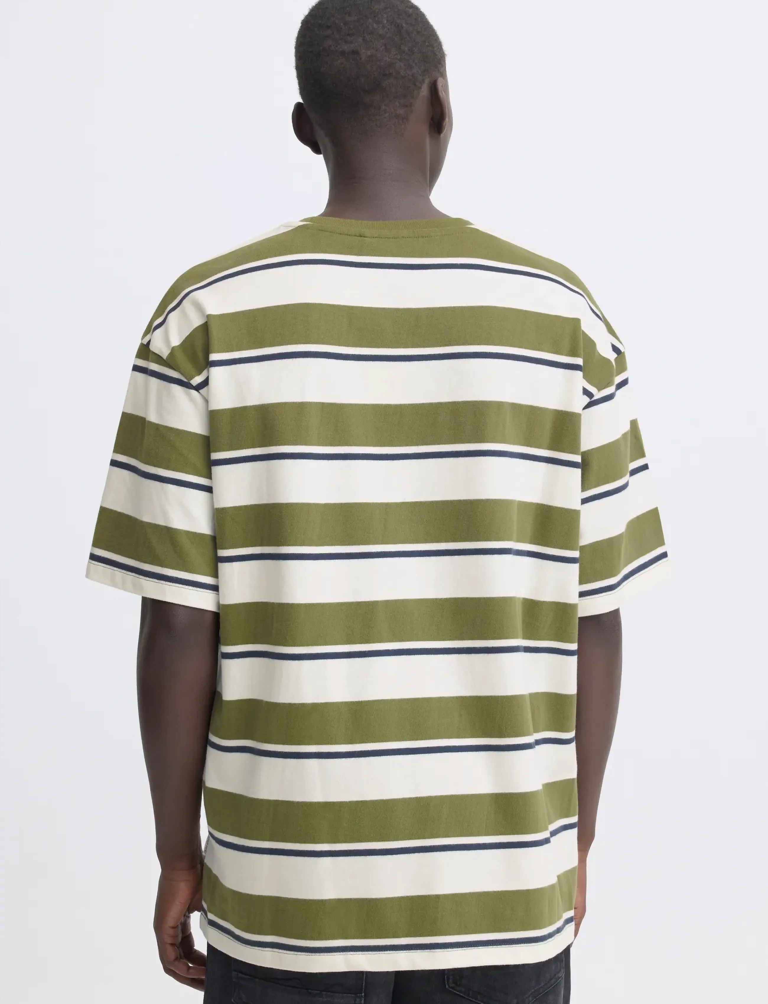Blend - BHKYRAN STRIPE S/S TEE - die niedrigsten preise - snow white - 3