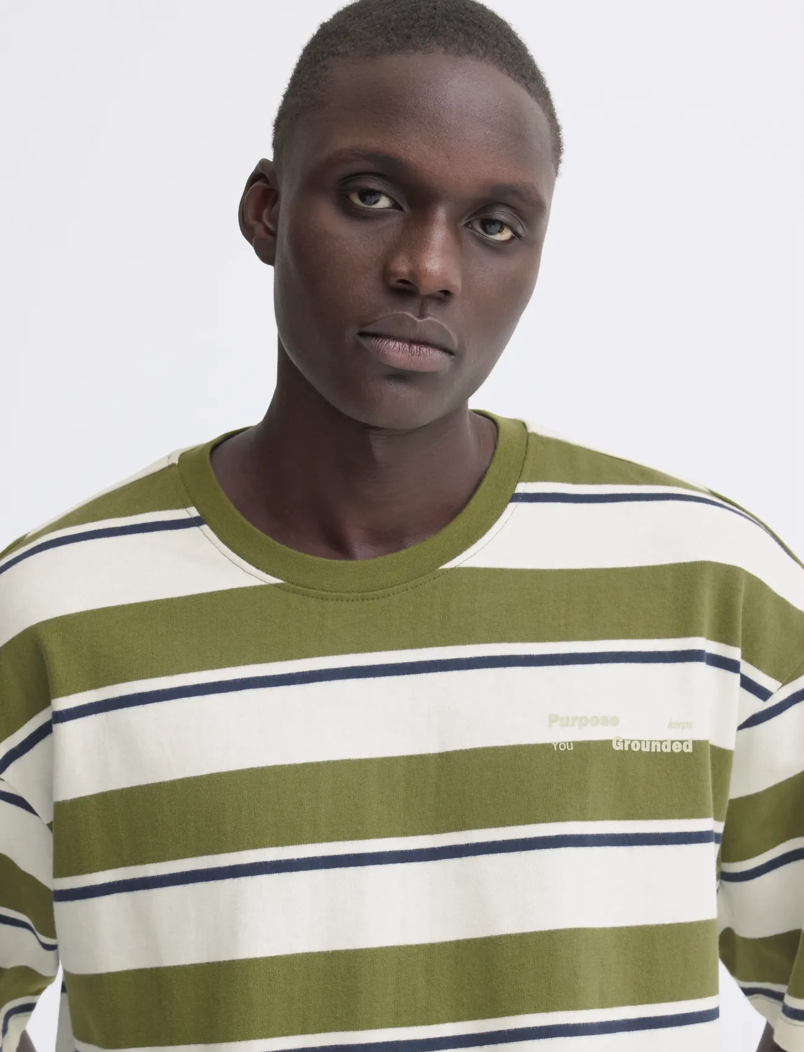 Blend - BHKYRAN STRIPE S/S TEE - die niedrigsten preise - snow white - 4