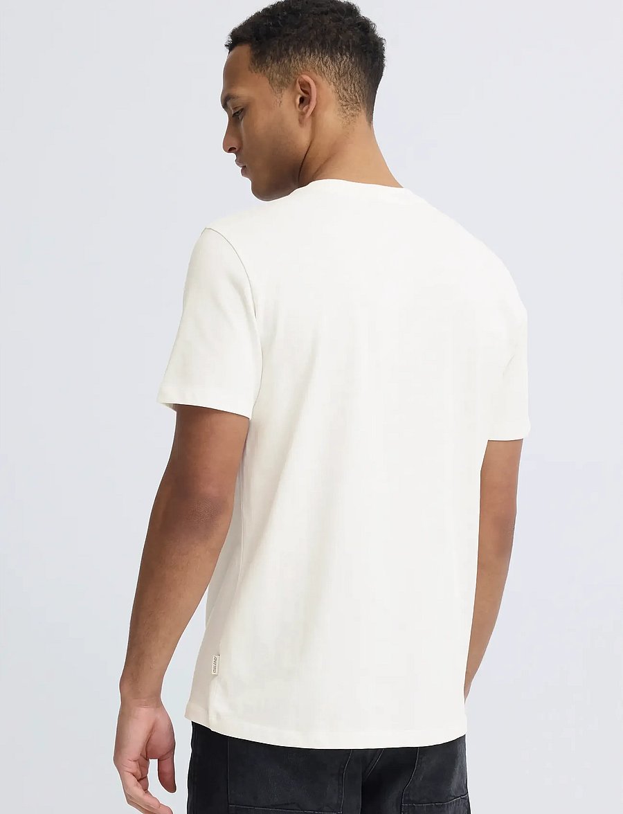 Blend - BHKURT FUNNY GRAPHIC S/S TEE - kurzärmelige t-shirts - white monkey - 3