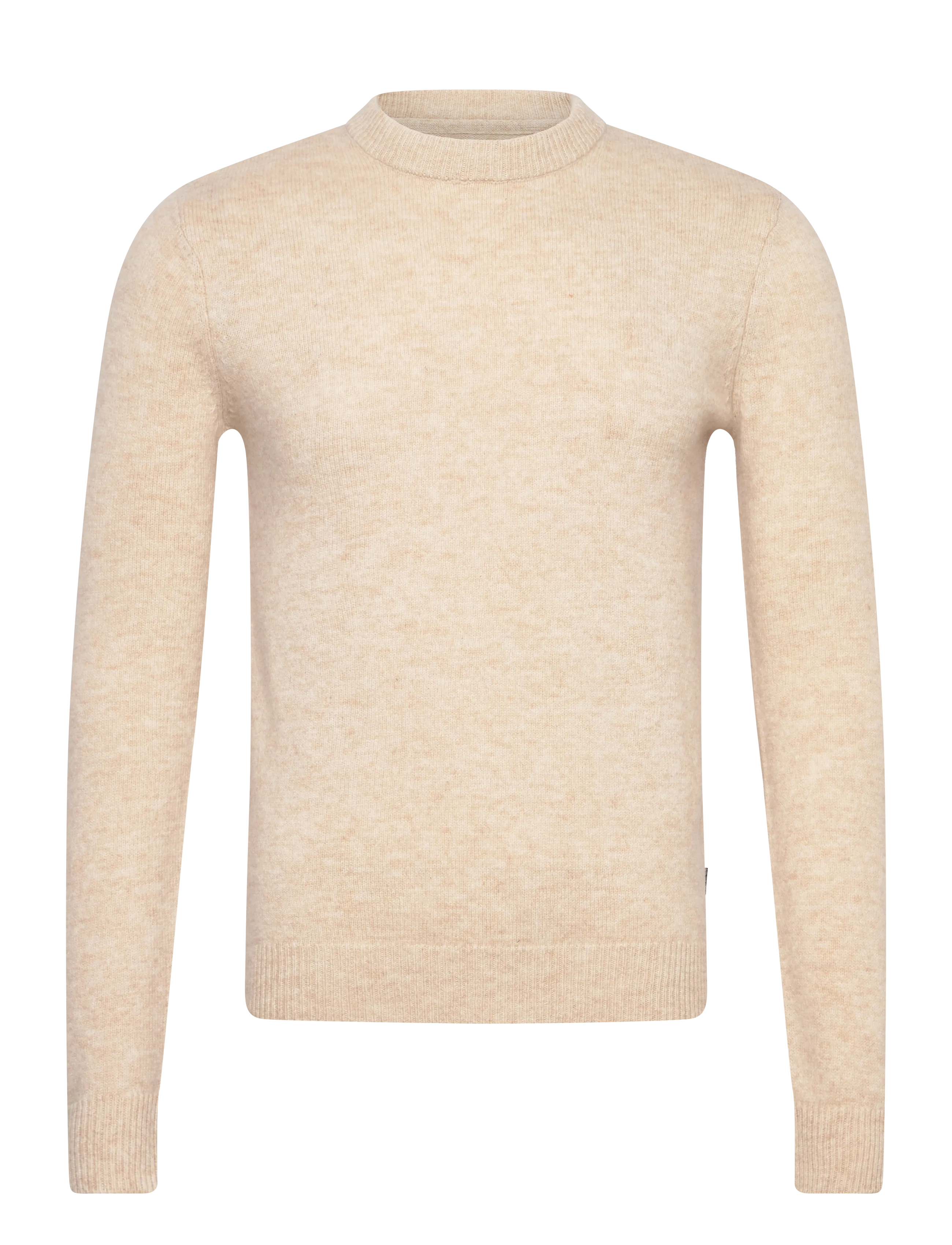 Blend BHBRANKO TURTLE KNIT - Strik - CROCKERY MELANGE / cream