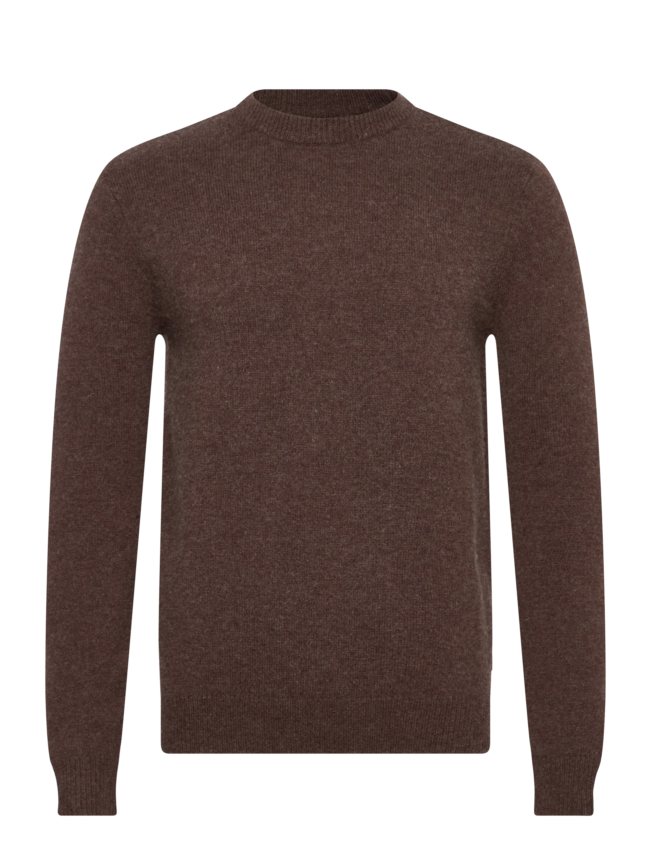 Blend BHBRANKO TURTLE KNIT - Riided - SLATE BLACK MELANGE / brown