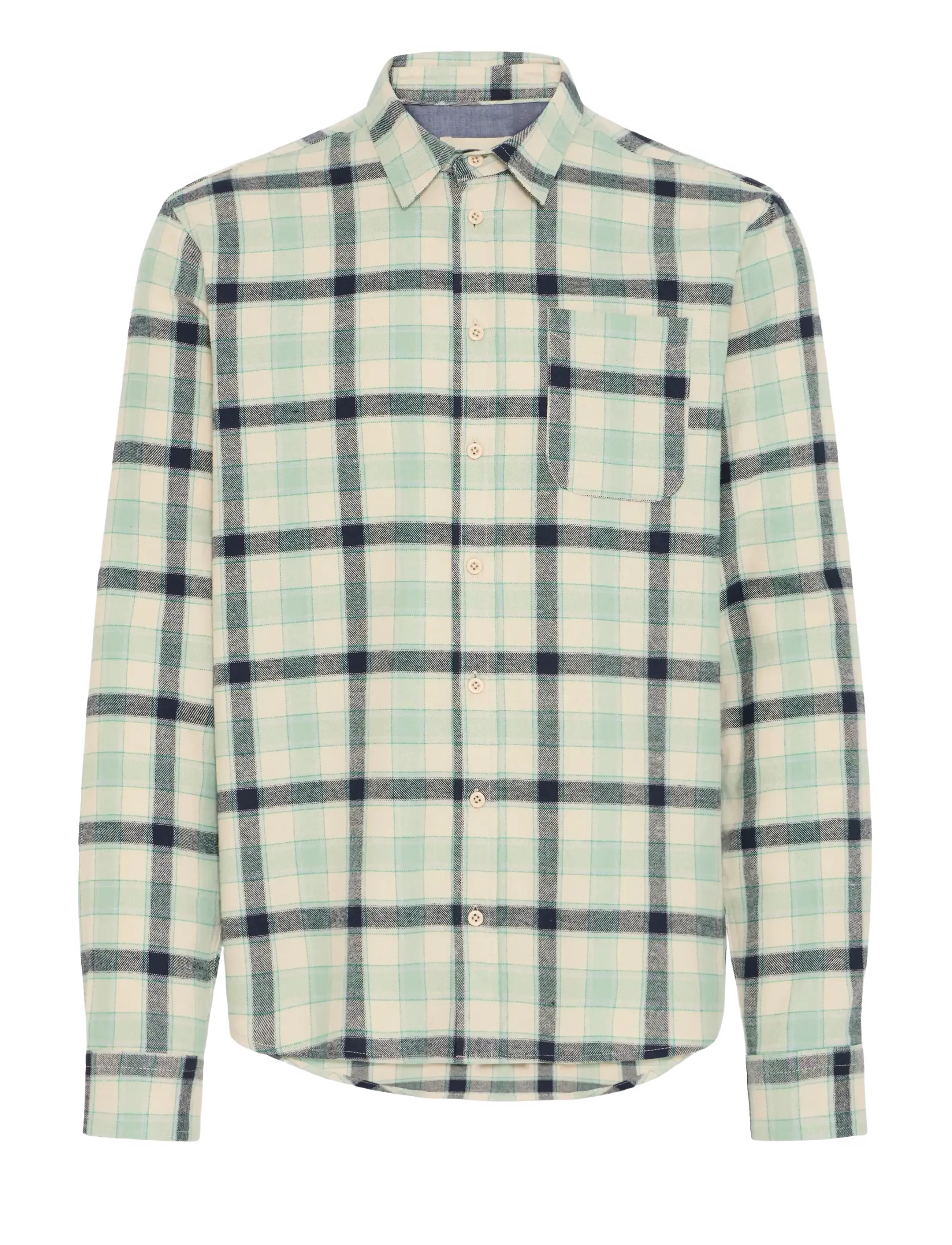BLEND Bhdevon Shirt Check Grün - L - Herren