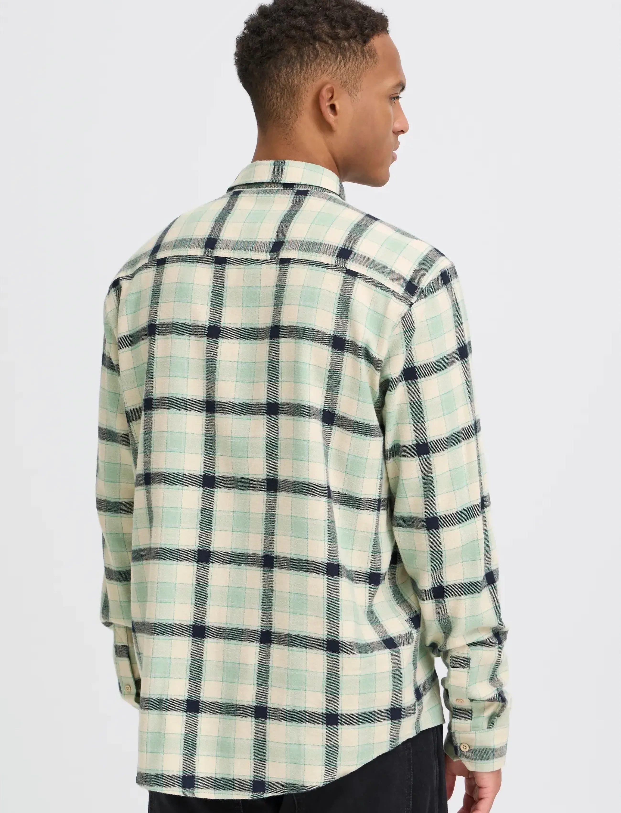 Blend - BHDEVON SHIRT CHECK - lägsta priserna - granite green - 3