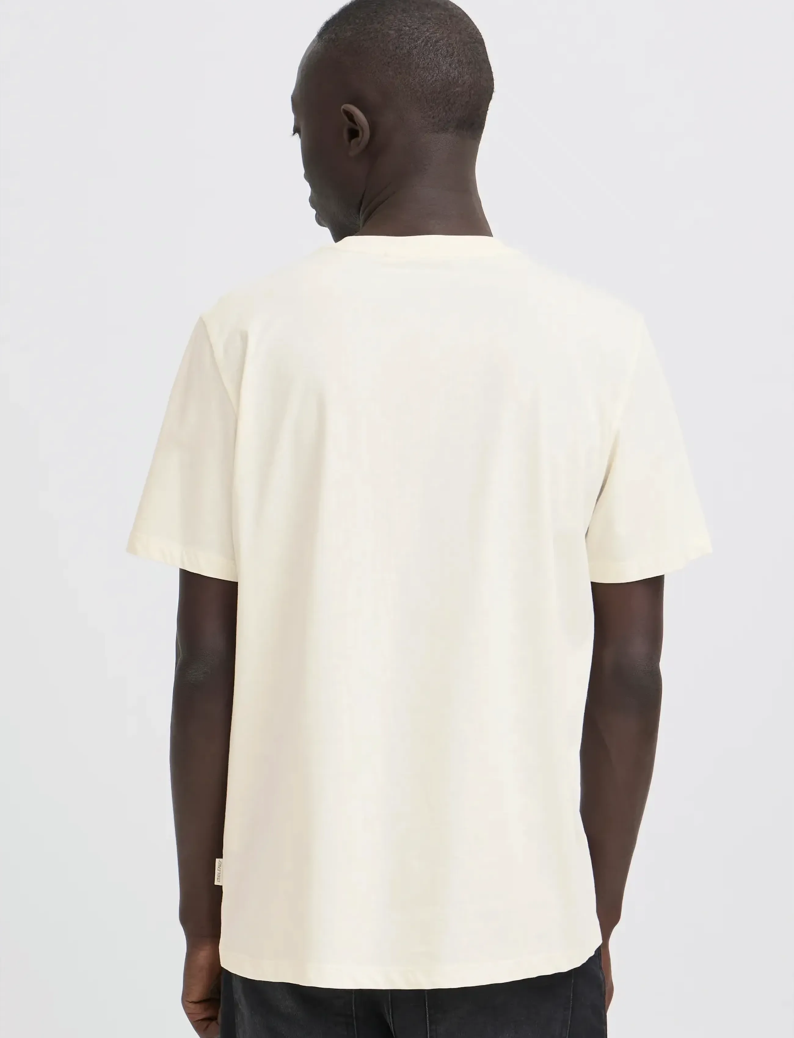 Blend - BHKAY ANIMAL S/S TEE - laveste priser - vanilla ice - 3
