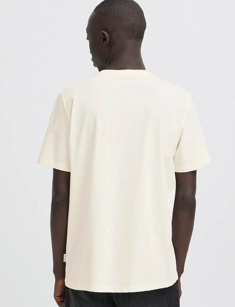 Blend - BHKAY ANIMAL S/S TEE - kurzärmelig - vanilla ice - 3