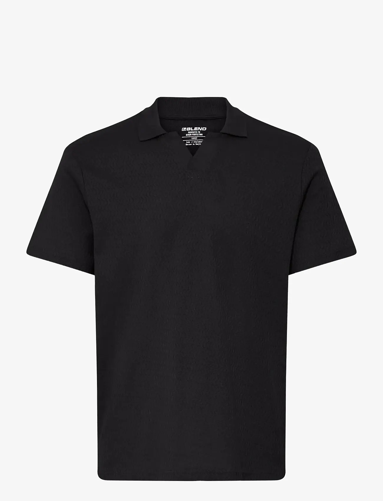 Blend - BHESKILD POLO S/S - stickade pikéer - black beauty - 1