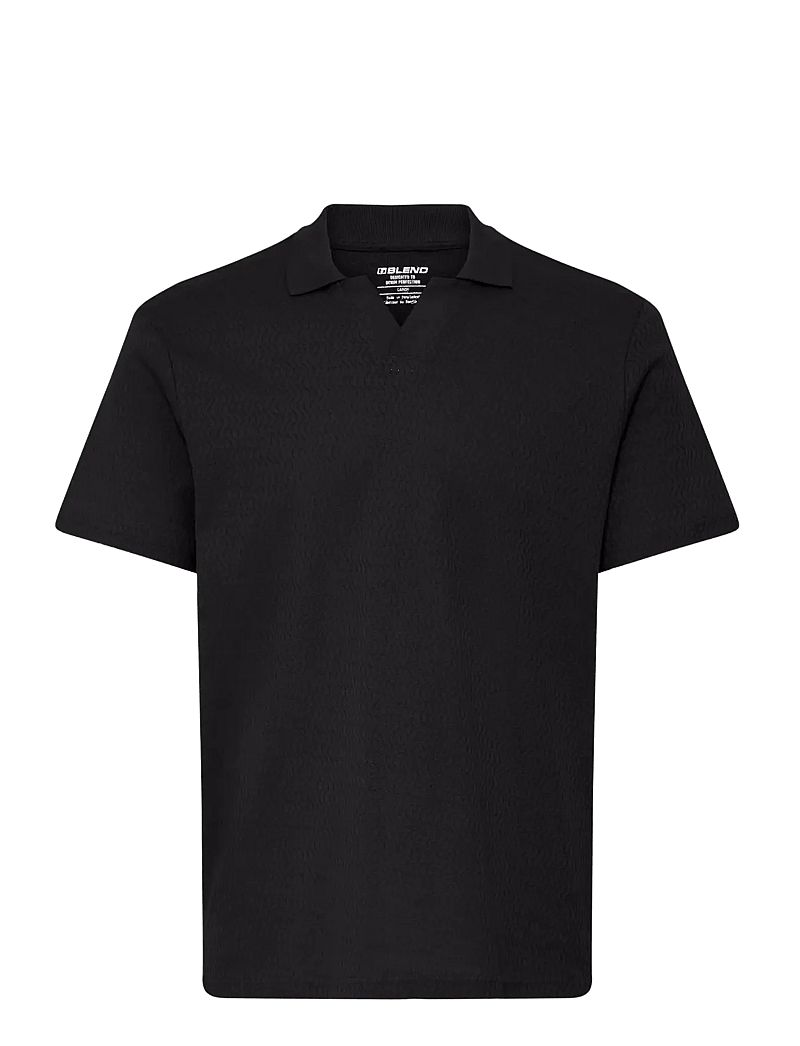 Blend - BHESKILD POLO S/S - stickade pikéer - black beauty - 1