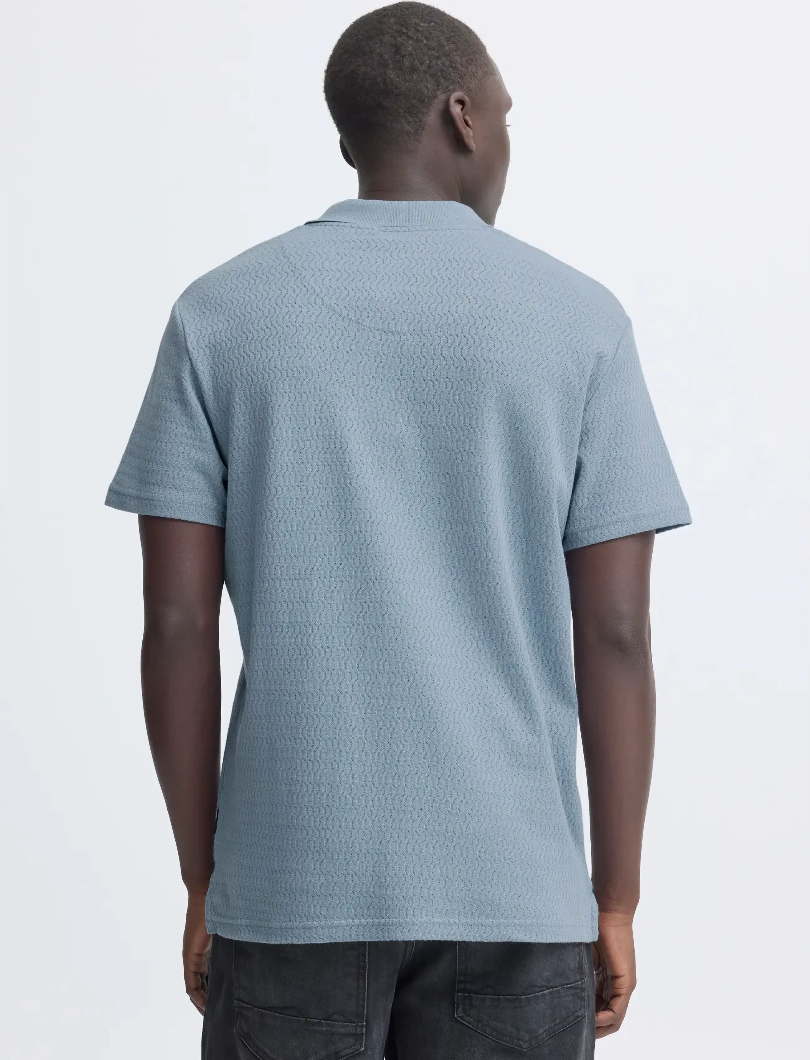 Blend - BHESKILD POLO S/S - laveste priser - faded denim - 3