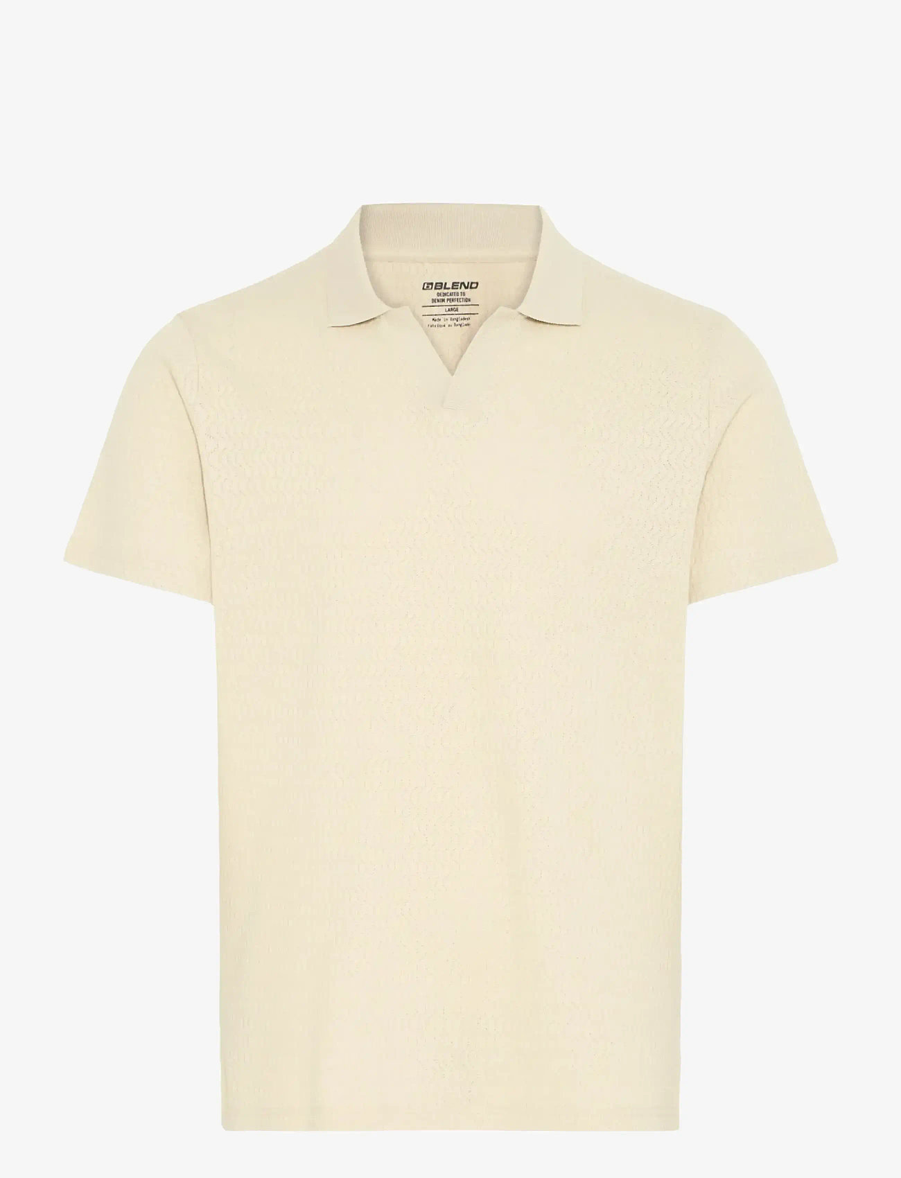 Blend - BHESKILD POLO S/S - knitted polos - oyster gray - 1