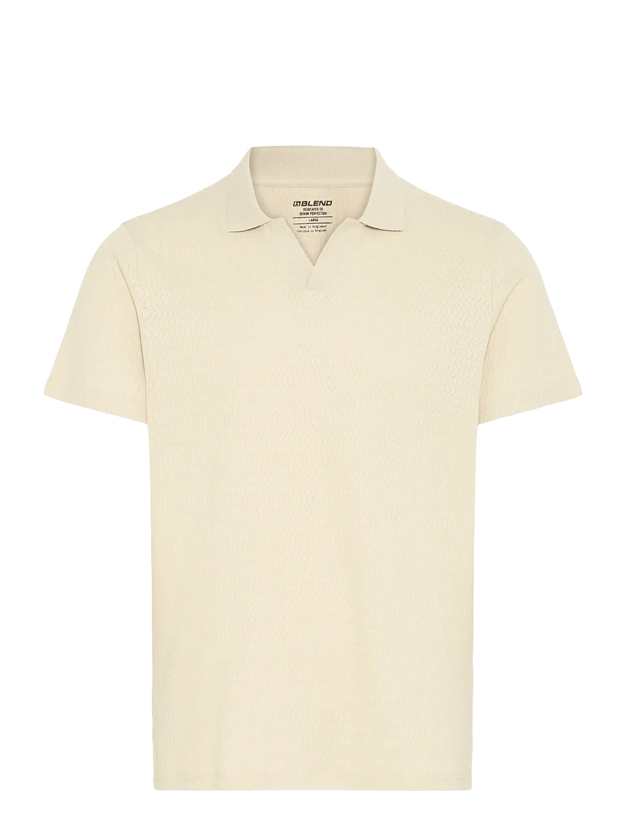 Blend - BHESKILD POLO S/S - kootud polosärgid - oyster gray - 1