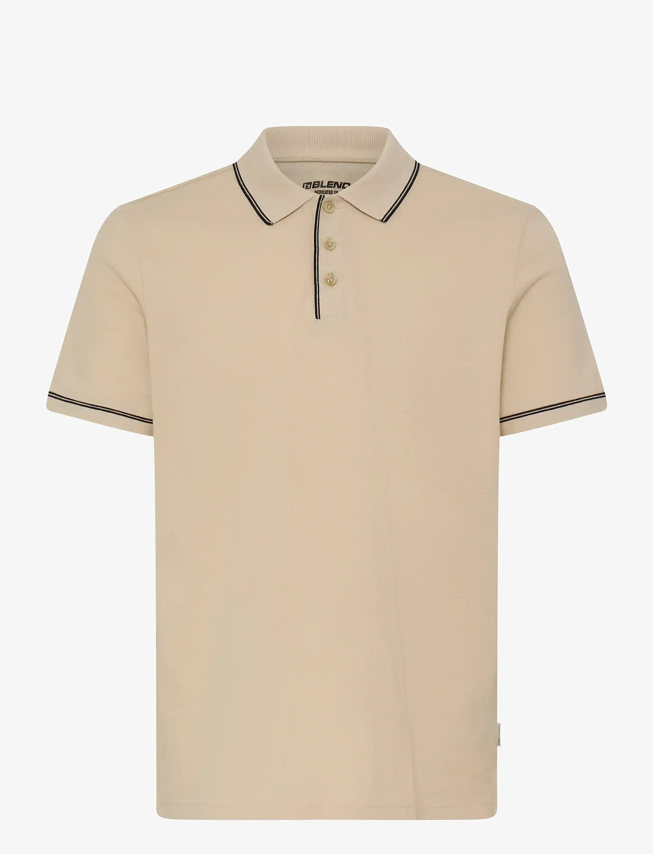 Blend - BHELWOOD POLO S/S - stickade pikéer - oyster gray - 1
