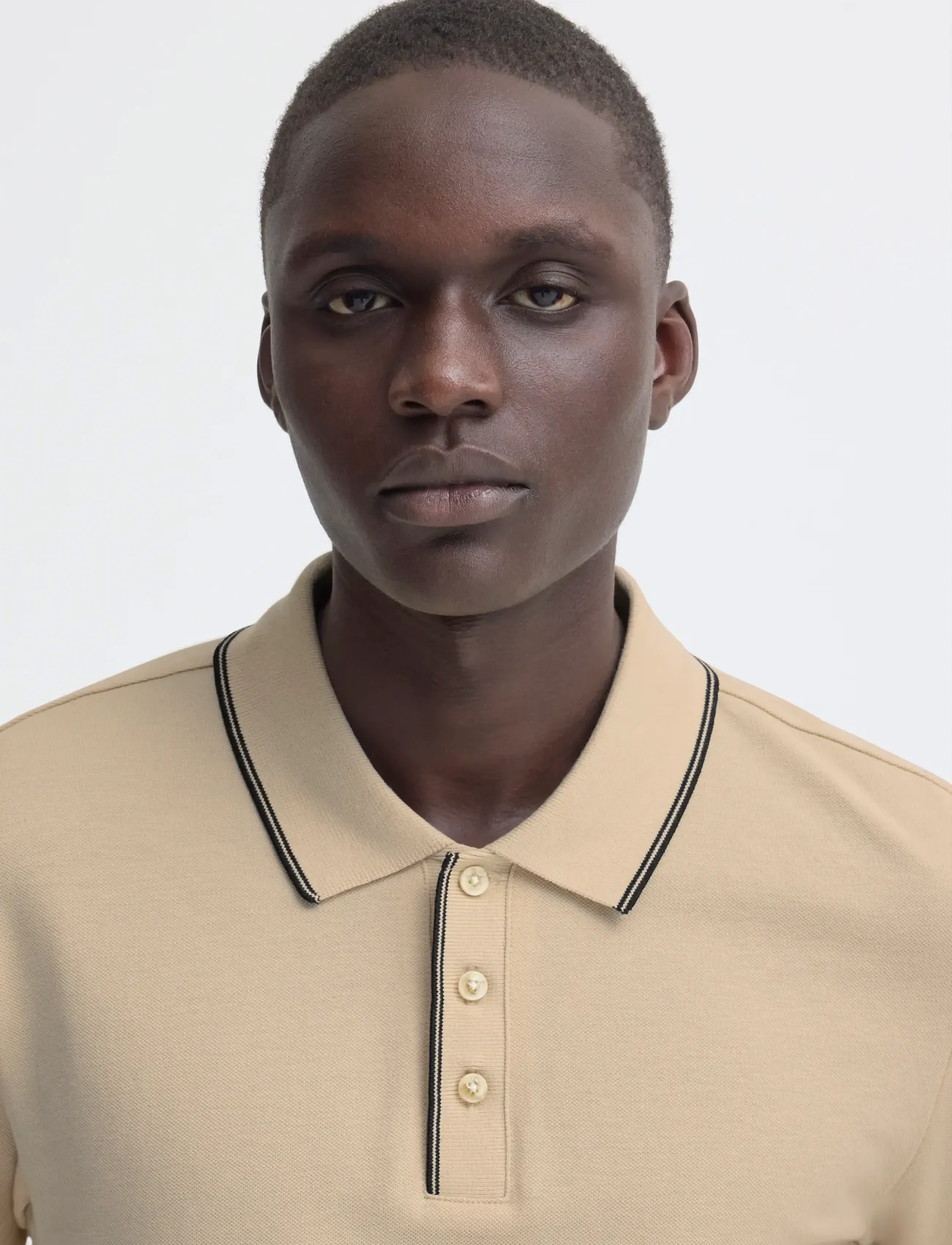 Blend - BHELWOOD POLO S/S - strickmode - oyster gray - 5