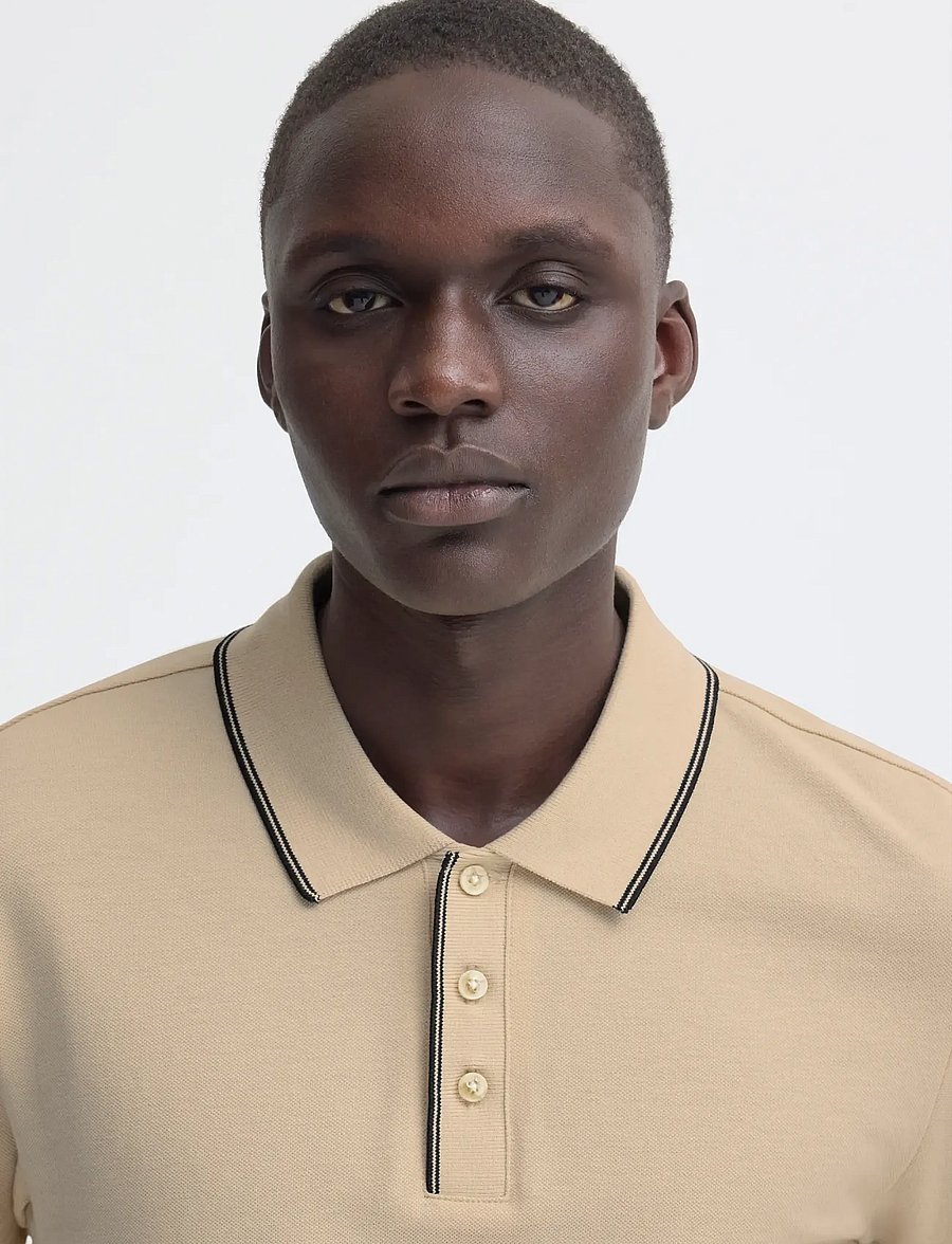 Blend - BHELWOOD POLO S/S - knitted polos - oyster gray - 5