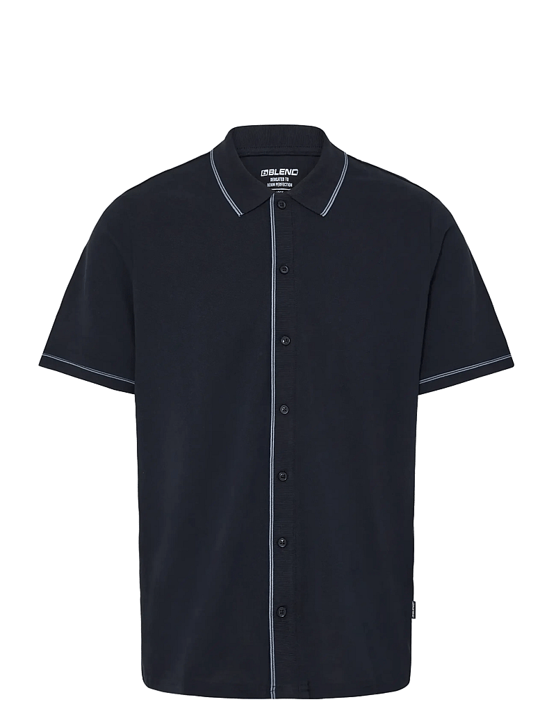 Blend - BHELWOOD SHIRT POLO S/S - gestrickte polohemden - salute - 1