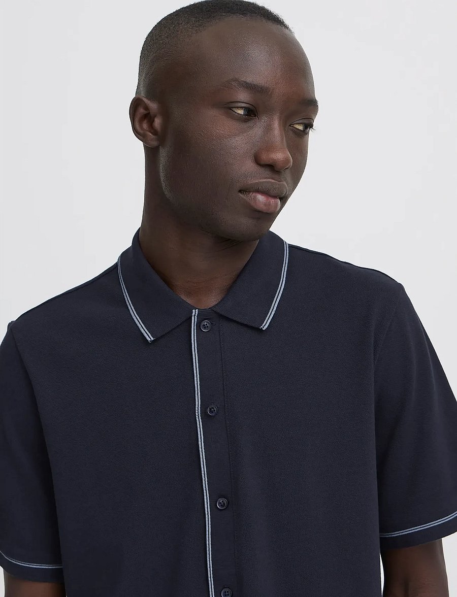Blend - BHELWOOD SHIRT POLO S/S - knitted polos - salute - 4