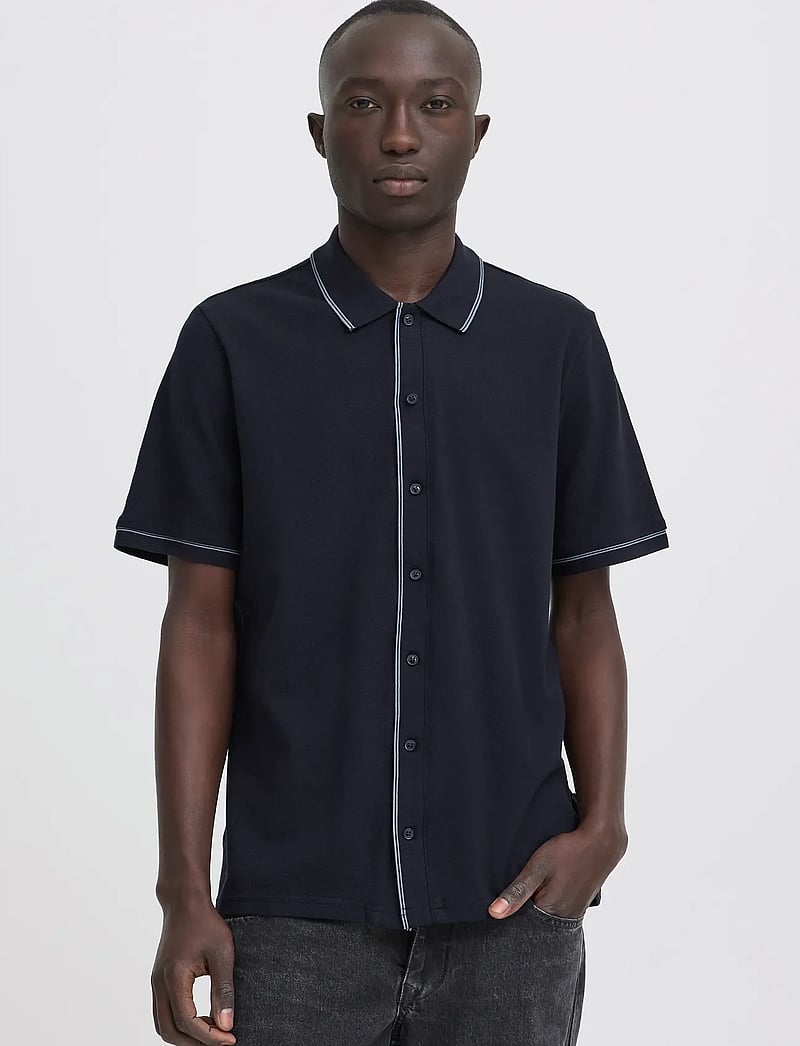 Blend - BHELWOOD SHIRT POLO S/S - gestrickte polohemden - salute - 5