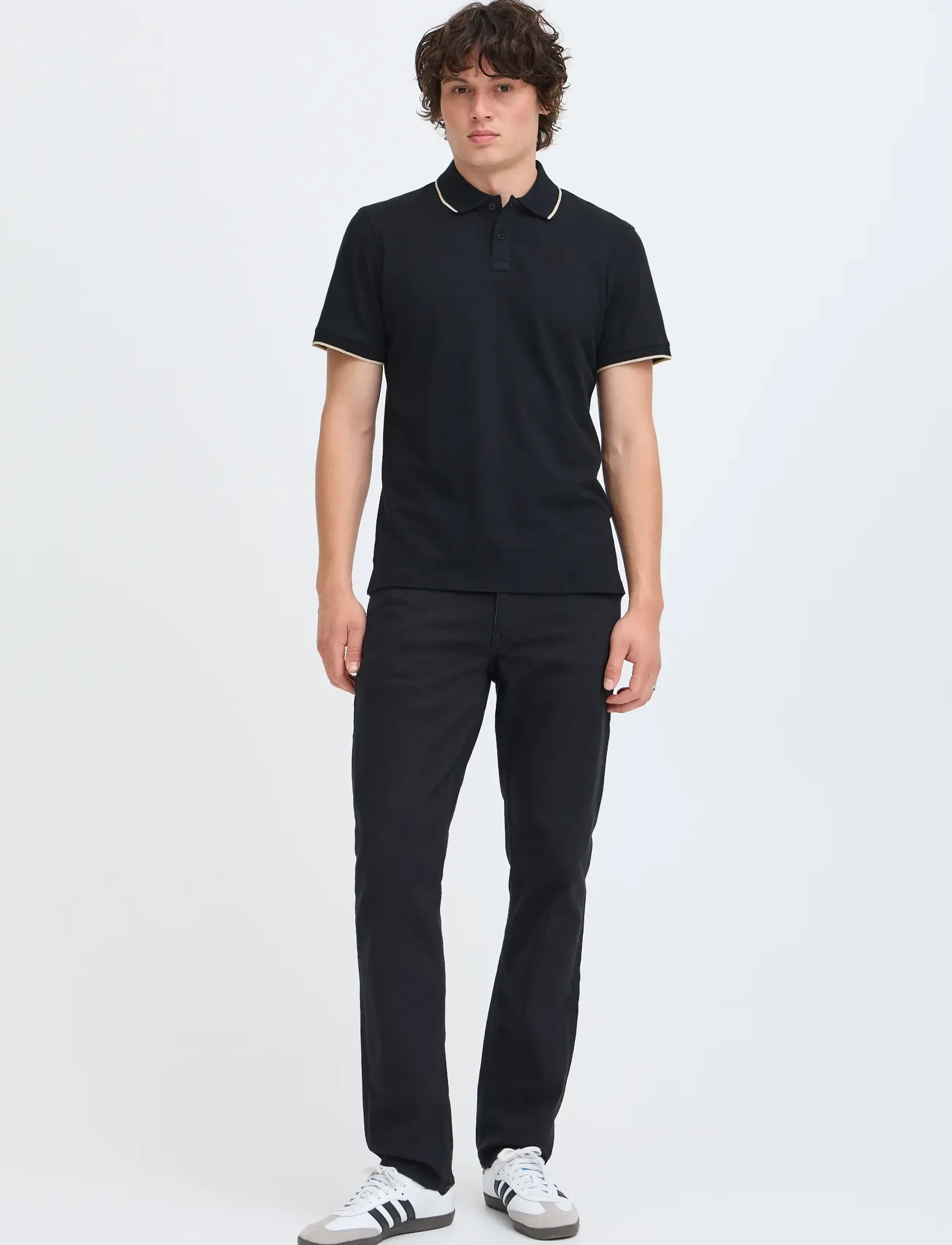 Blend - BHEDIN POLO S/S NOOS - lowest prices - black beauty - 0