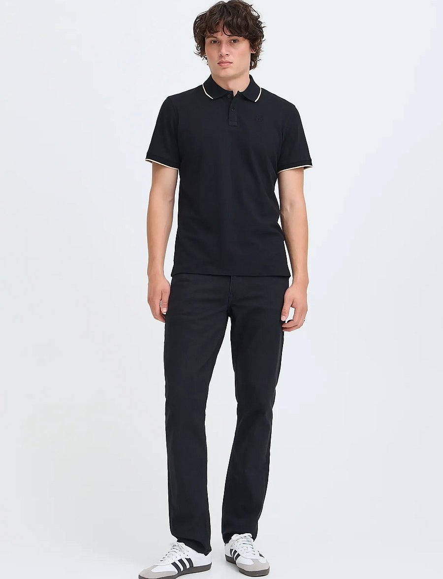 Blend - BHEDIN POLO S/S NOOS - lühikeste varrukatega polod - black beauty - 0
