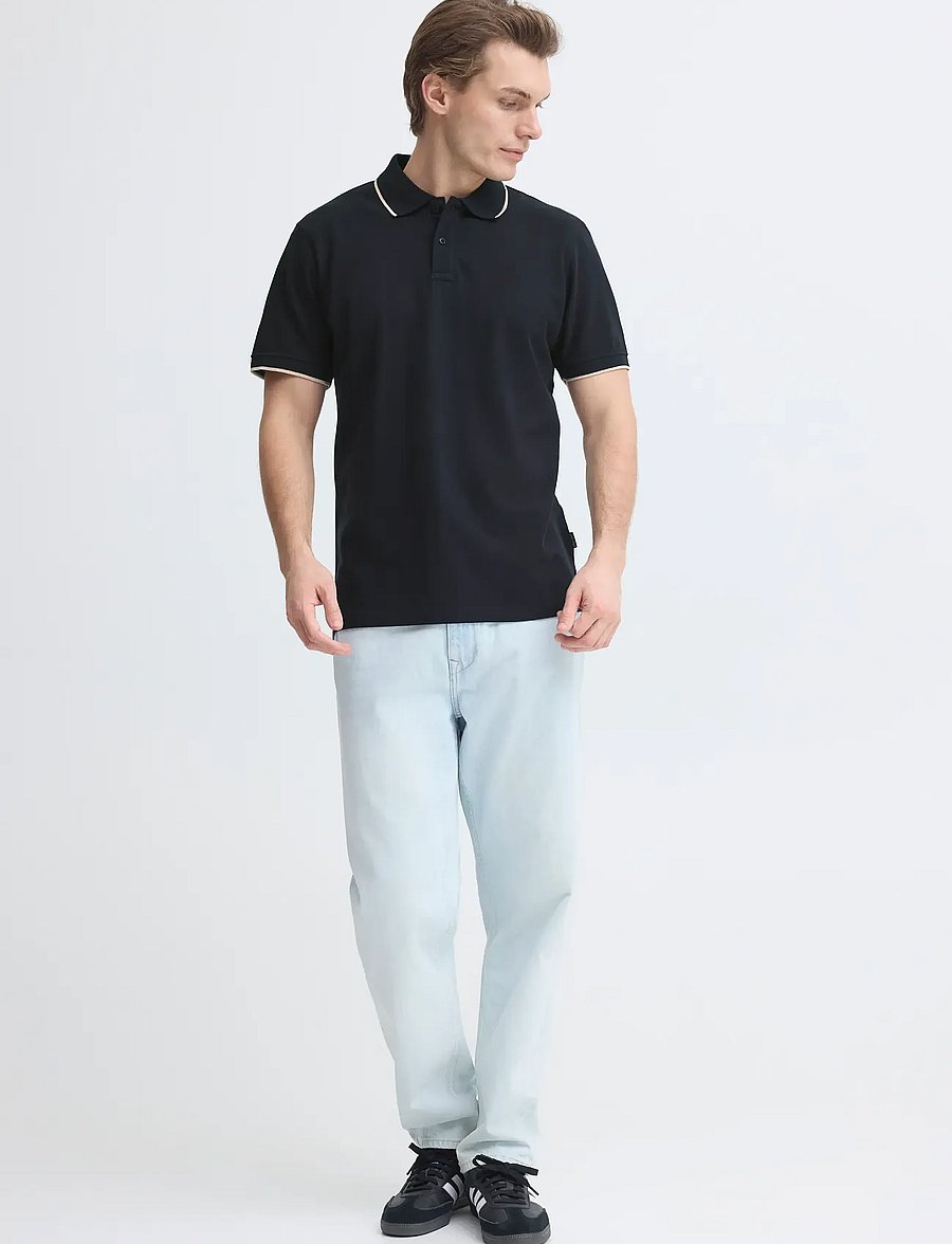 Blend - BHEDIN POLO S/S NOOS - lühikeste varrukatega polod - black beauty - 0