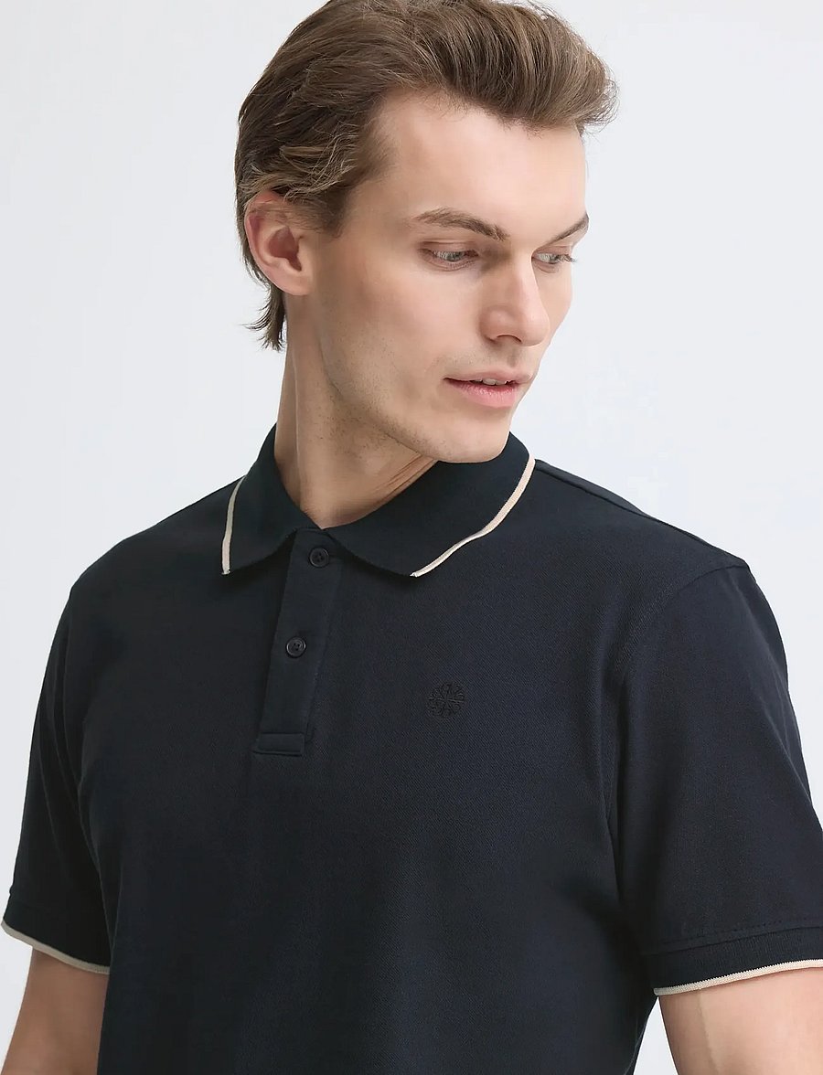 Blend - BHEDIN POLO S/S NOOS - lühikeste varrukatega polod - black beauty - 4
