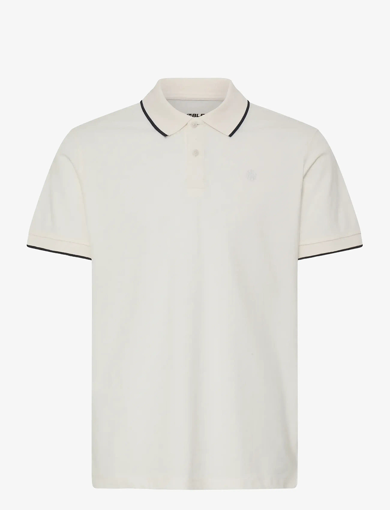 Blend - BHEDIN POLO S/S NOOS - short-sleeved polos - snow white - 1