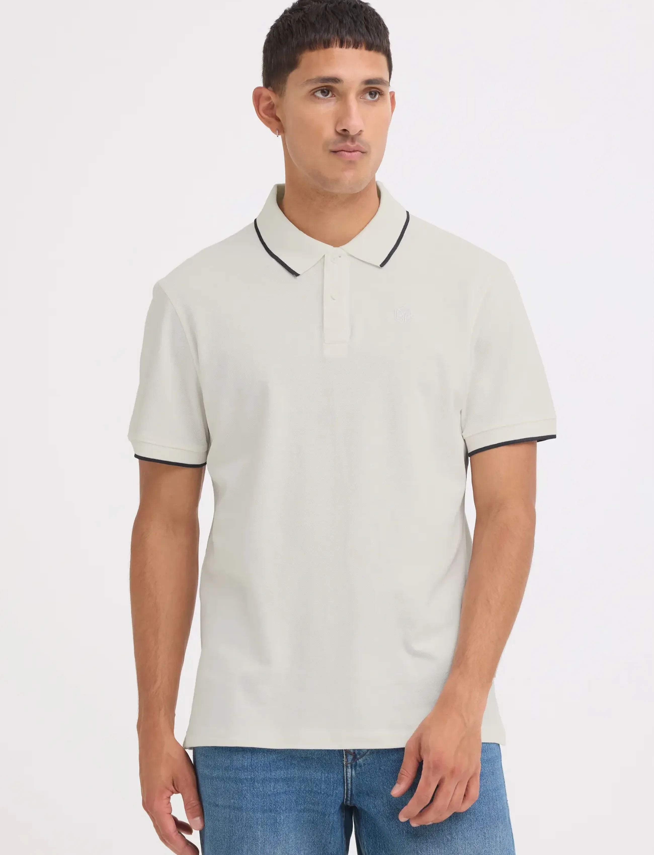 Blend - BHEDIN POLO S/S NOOS - kortærmede poloer - snow white - 5