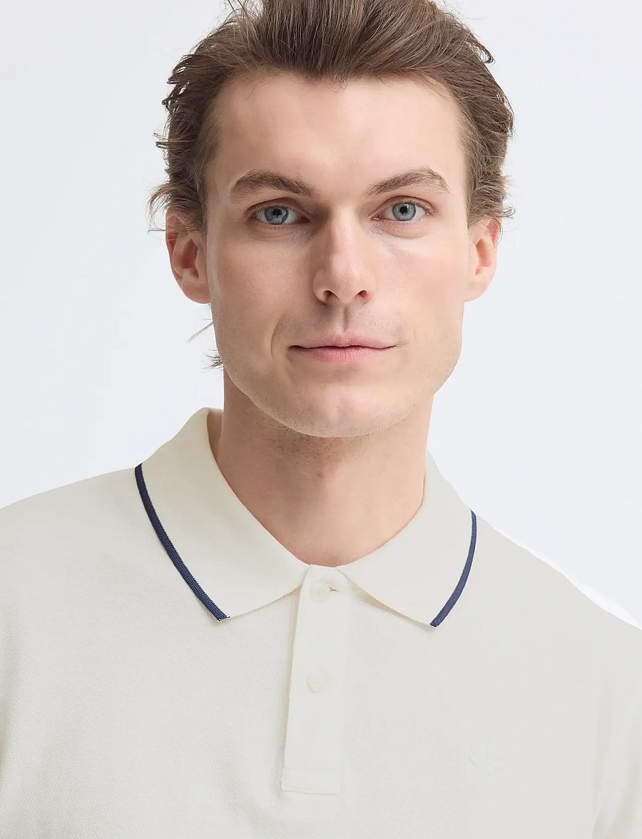 Blend - BHEDIN POLO S/S NOOS - kurzärmelig - snow white - 4