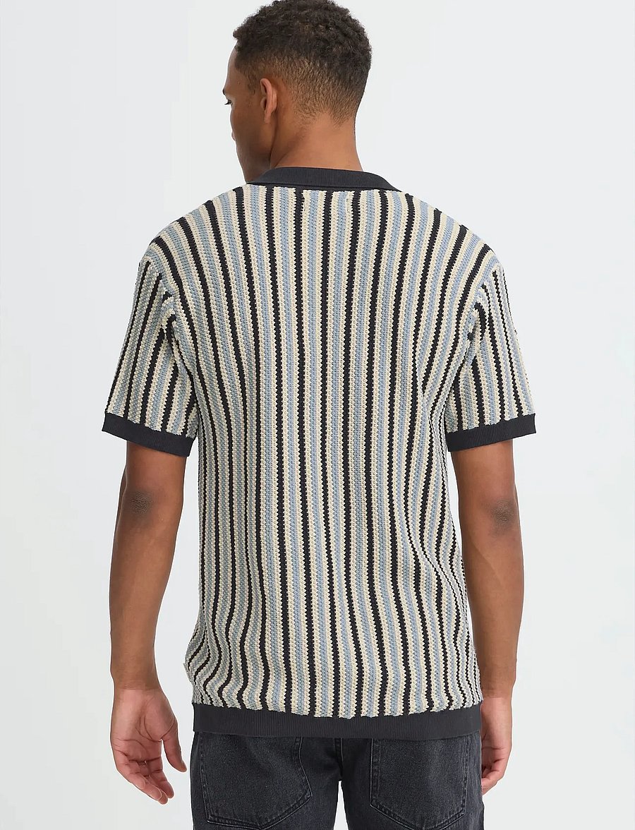 Blend - BHCARLY POLO KNIT - langärmlige strick-polohemden - salute - 5