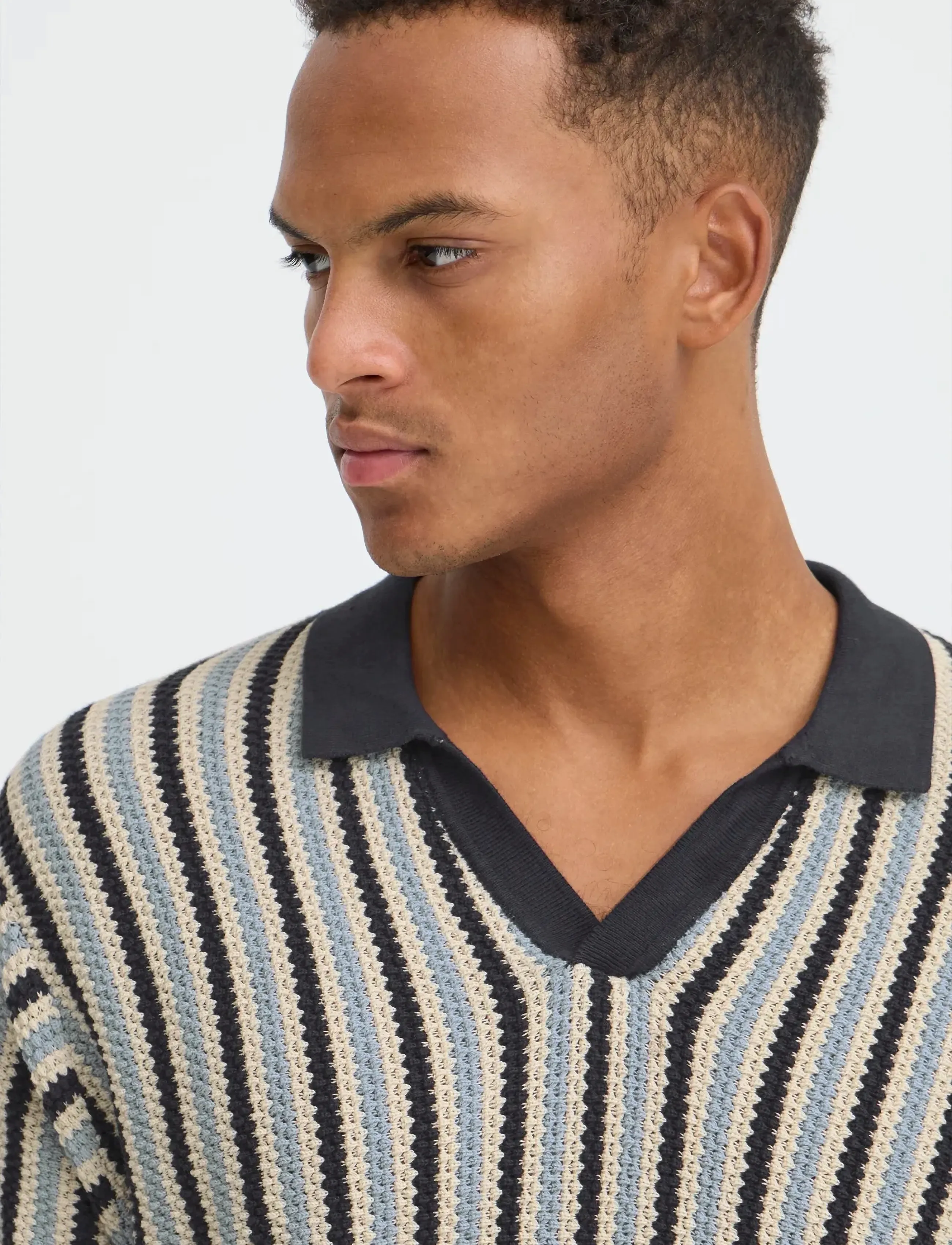 BLEND Bhcarly Polo Knit pikéer herr – bild 4