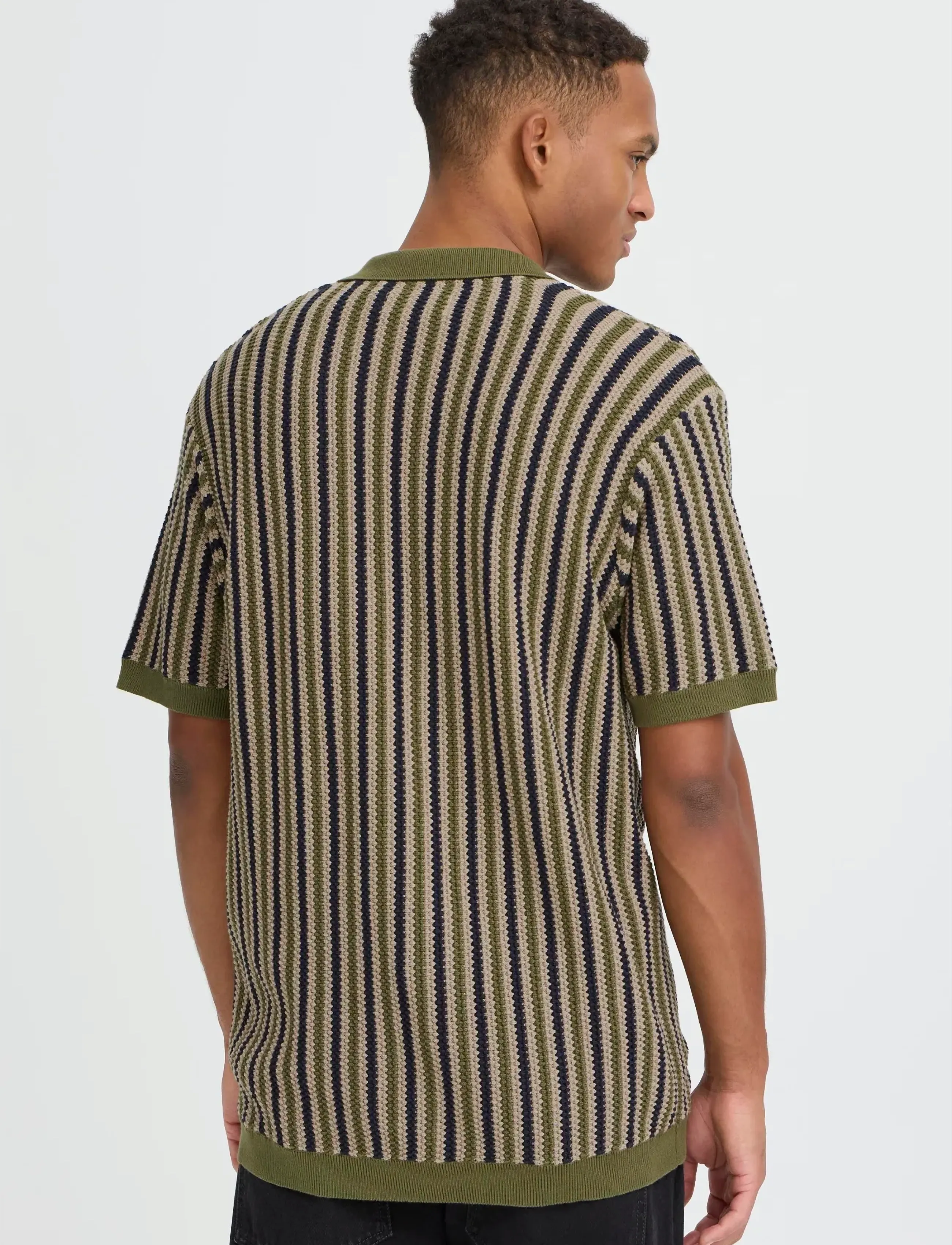 Blend - BHCARLY POLO KNIT - knitted polos - winter moss - 5