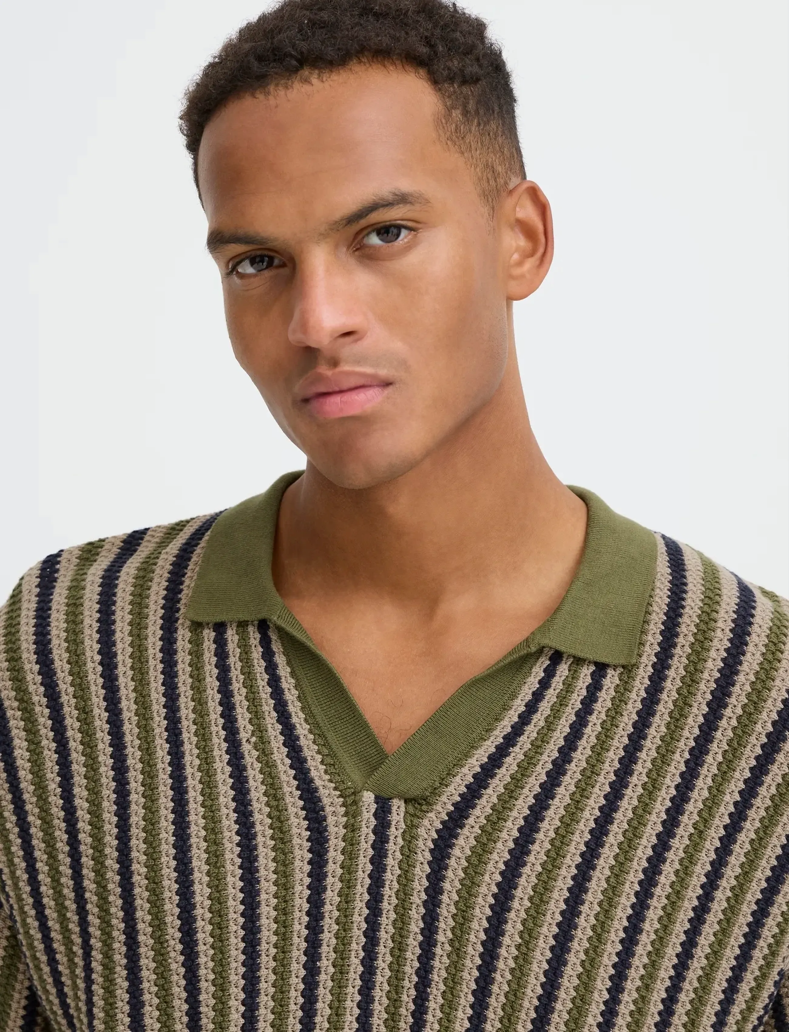 BLEND Bhcarly Polo Knit pikéer herr – bild 4