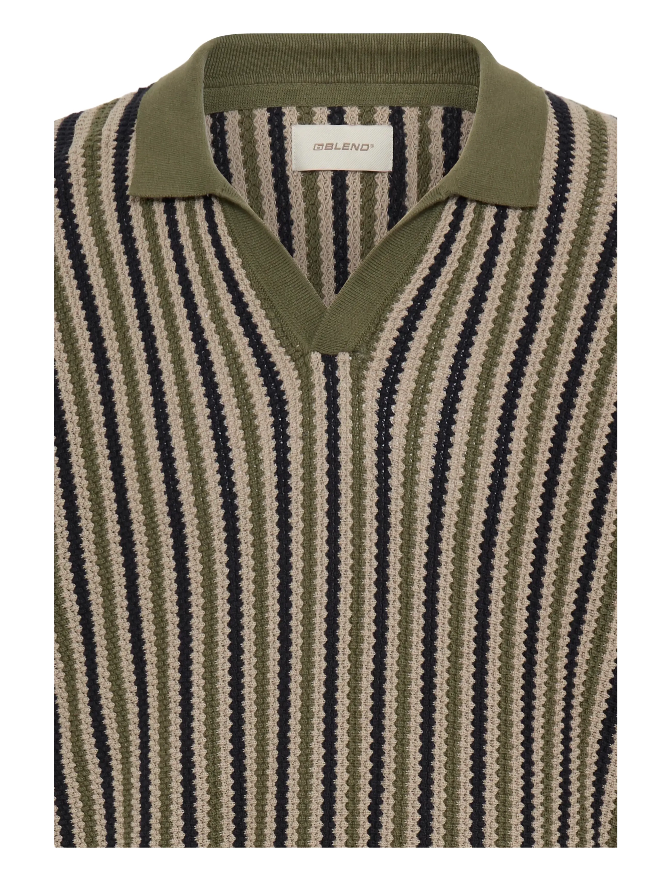 Blend - BHCARLY POLO KNIT - knitted polos - winter moss - 3