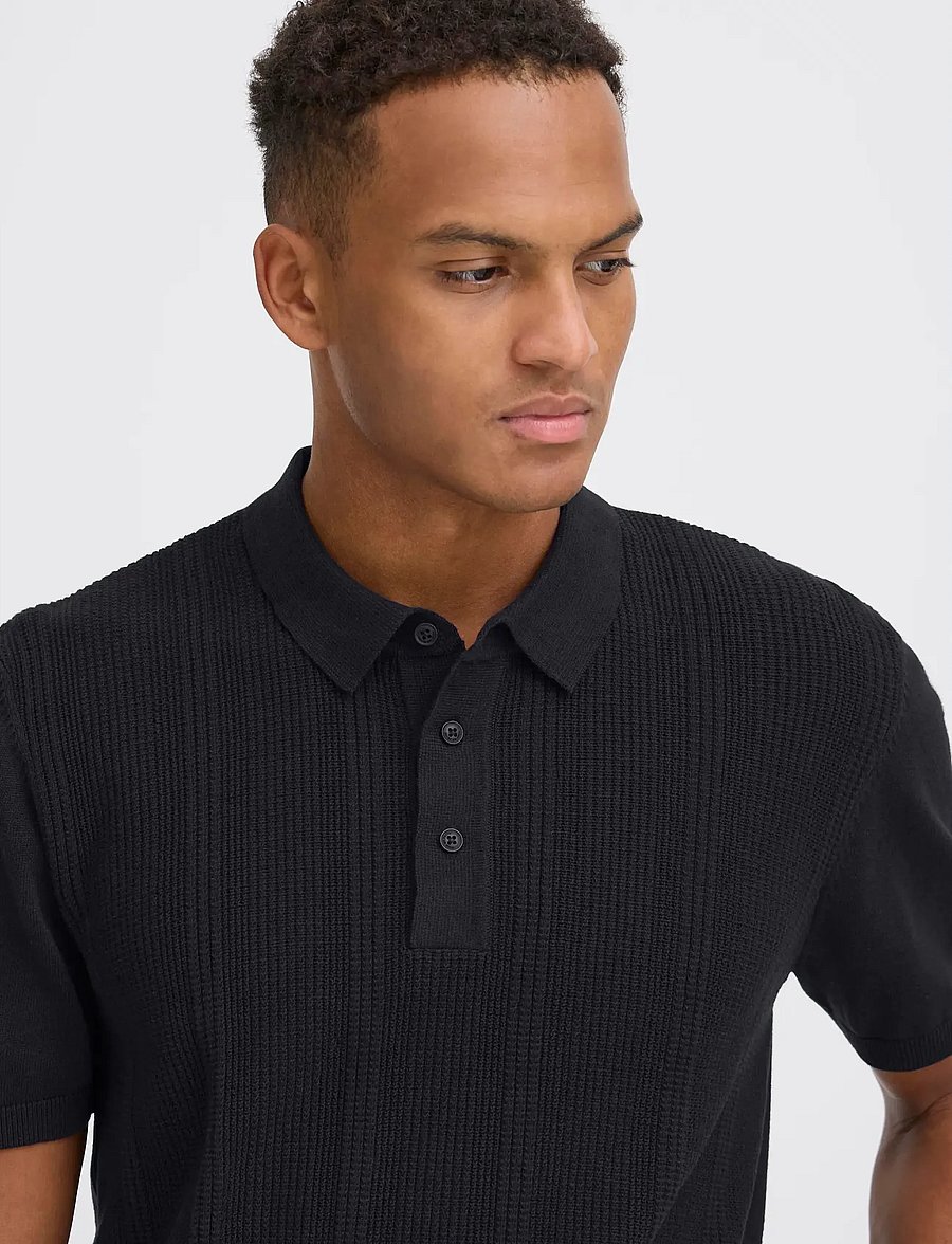 Blend - BHBARON POLO NOOS - kurzärmelig - black beauty - 4