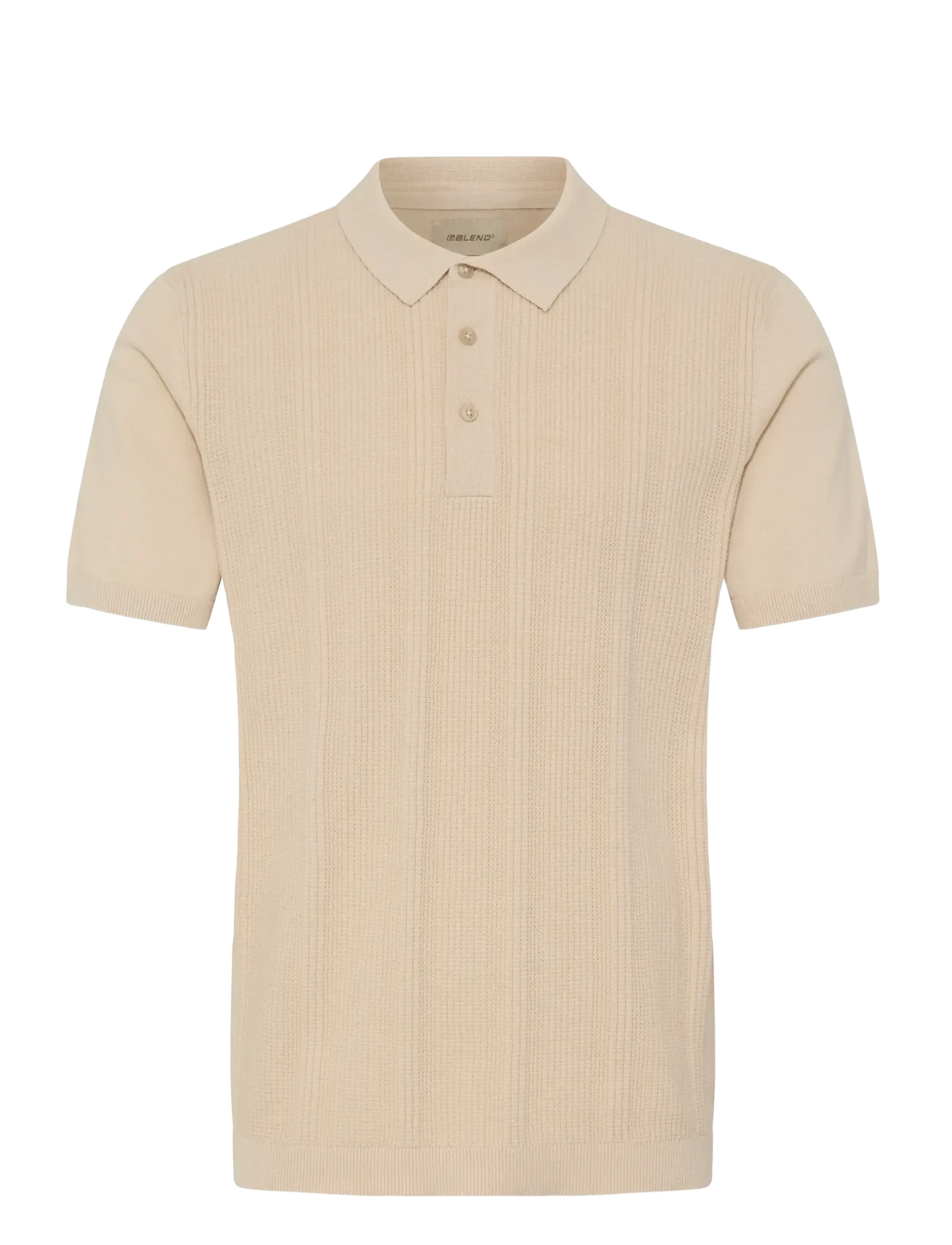 BLEND Bhbaron Polo Noos Beige - M - Herren