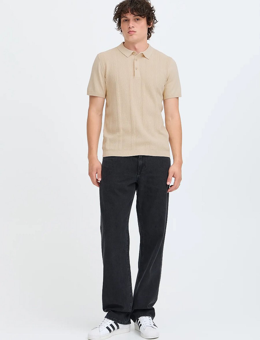 Blend - BHBARON POLO NOOS - kortærmede poloer - oyster gray - 0