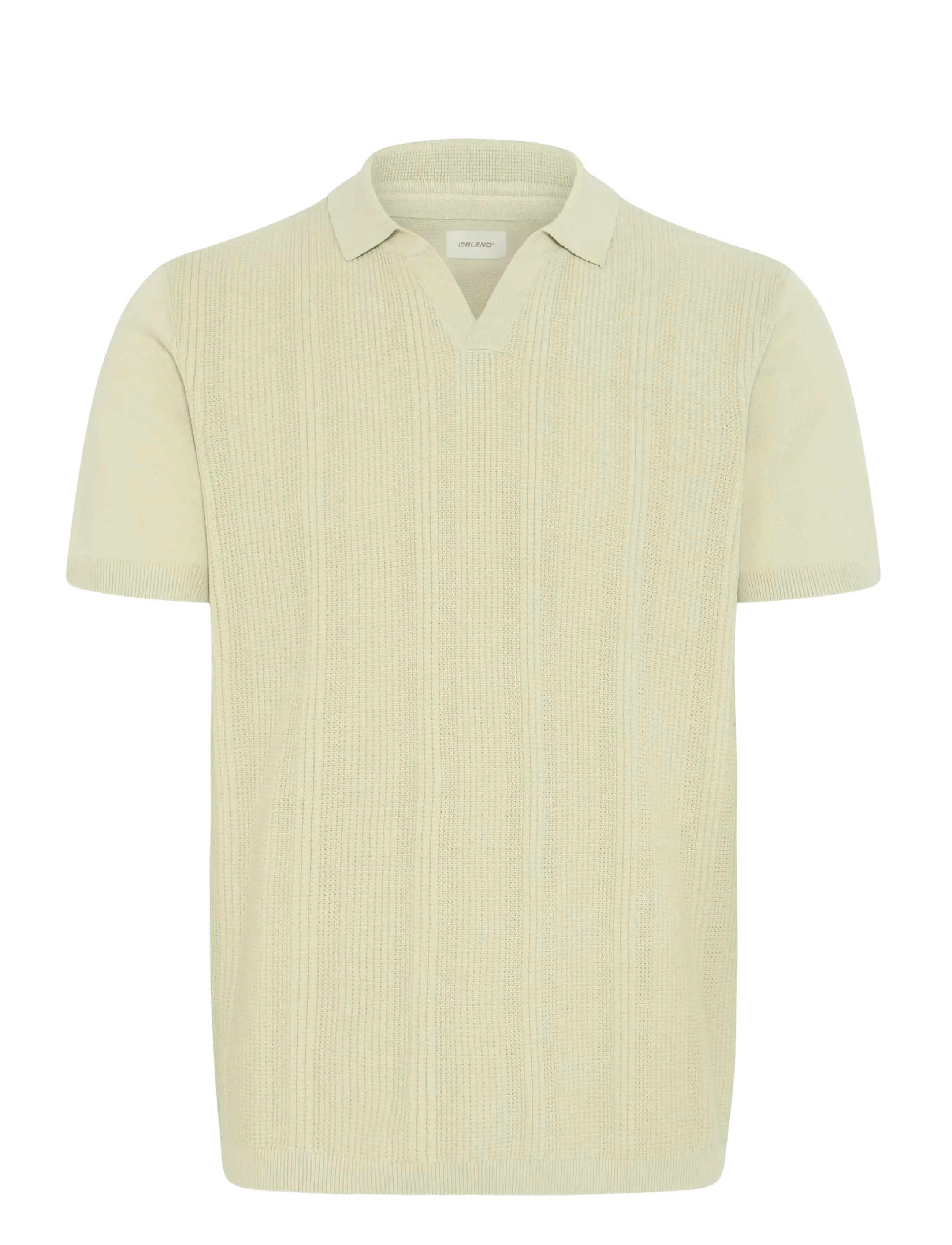 BLEND Bhbaron Split Polo Noos Grün - M - Herren