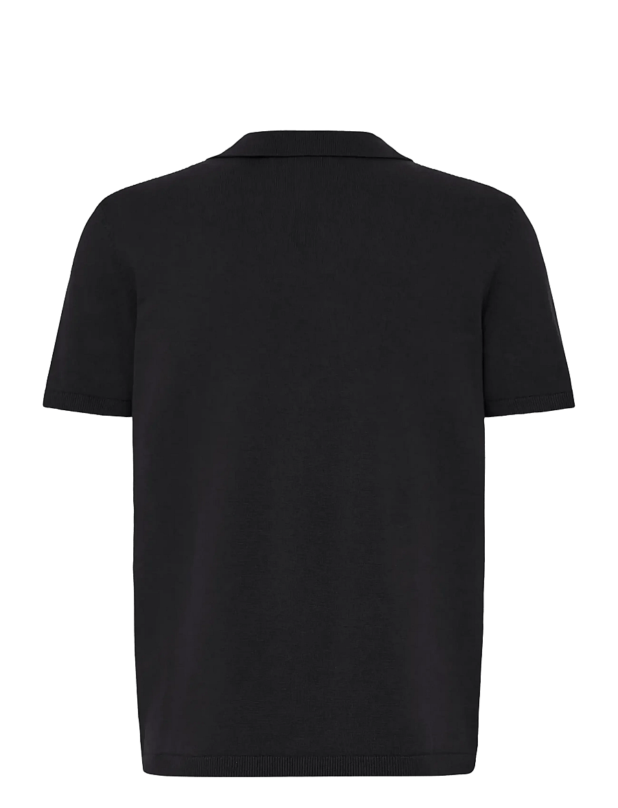 Blend - BHBARON SPLIT POLO NOOS - stickade pikéer - black beauty - 2