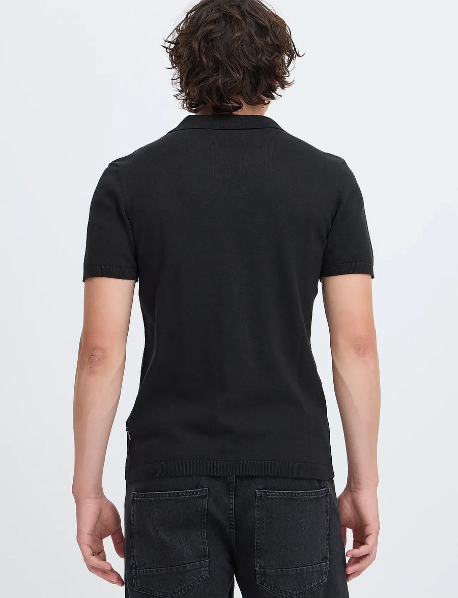 Blend - BHBARON SPLIT POLO NOOS - polostrik - black beauty - 3