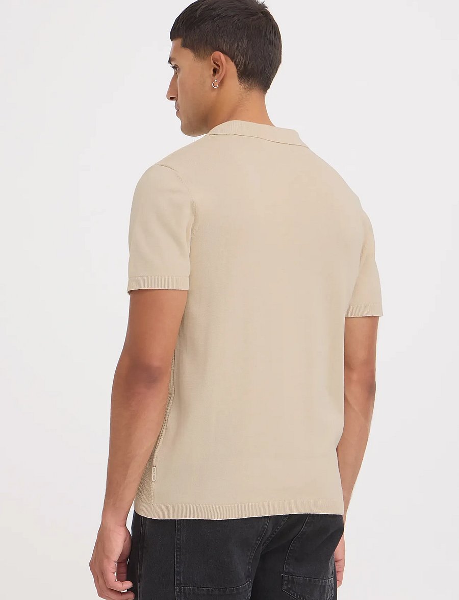 Blend - BHBARON SPLIT POLO NOOS - stickade pikéer - oyster gray - 3