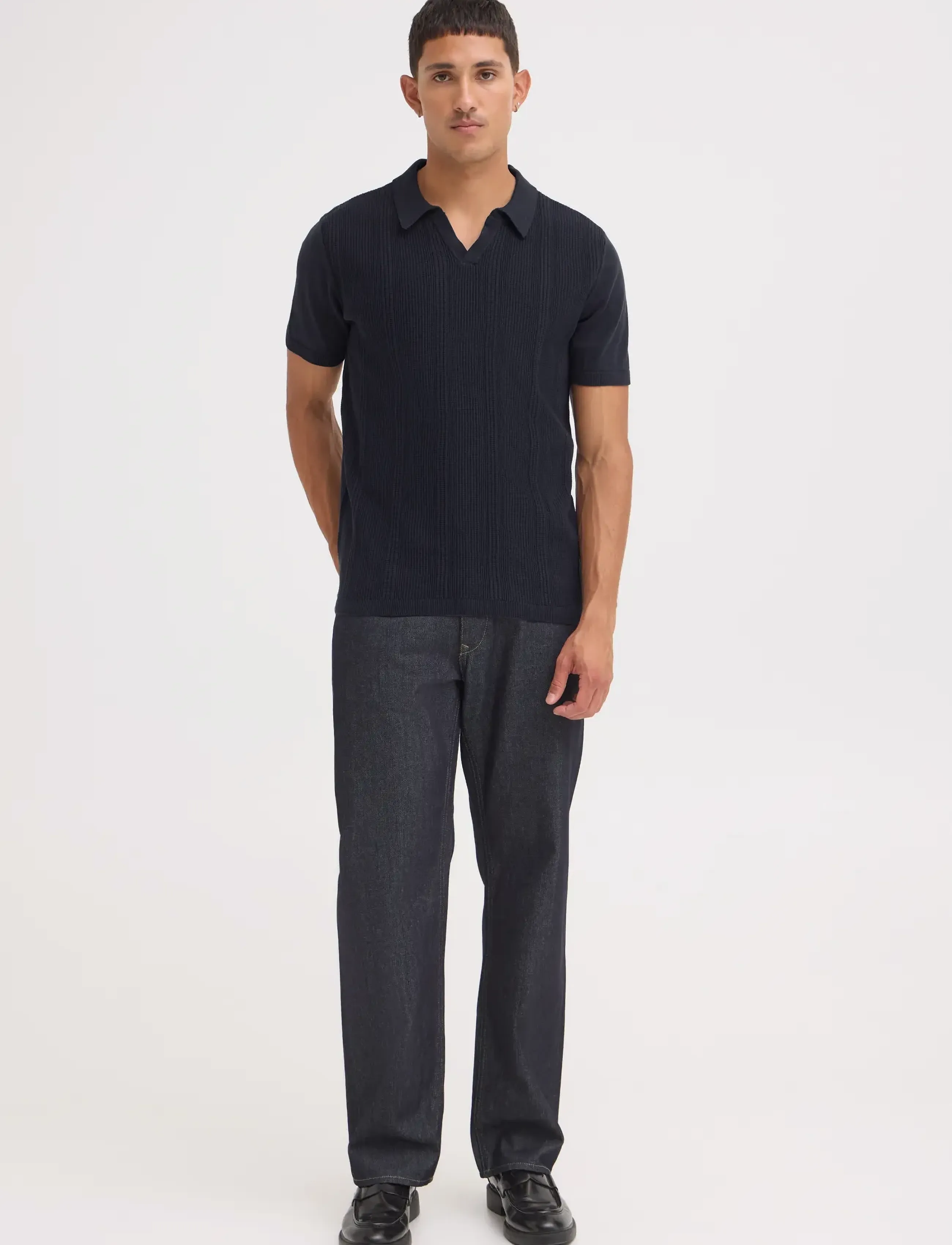 Blend BHBARON SPLIT POLO NOOS - Kollektionen - SALUTE / black
