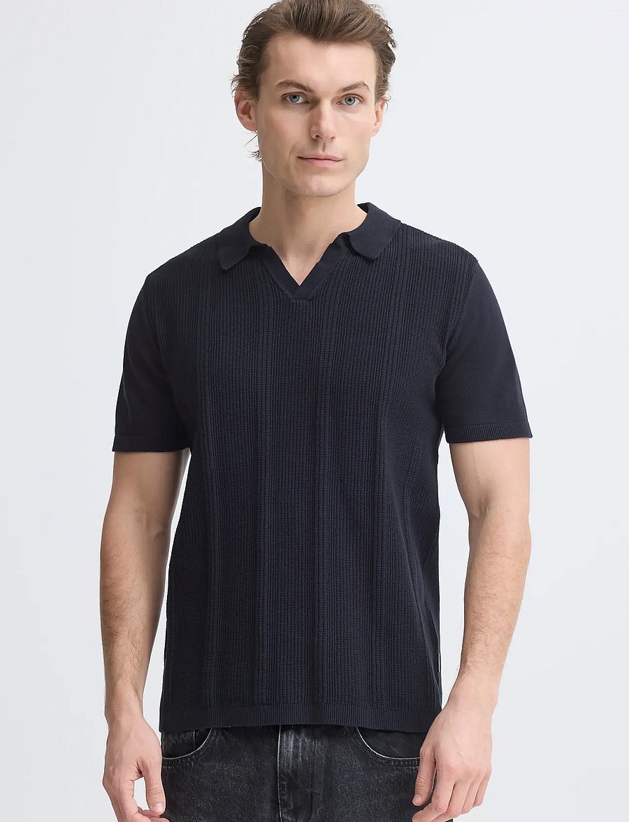Blend - BHBARON SPLIT POLO NOOS - kootud polosärgid - salute - 5