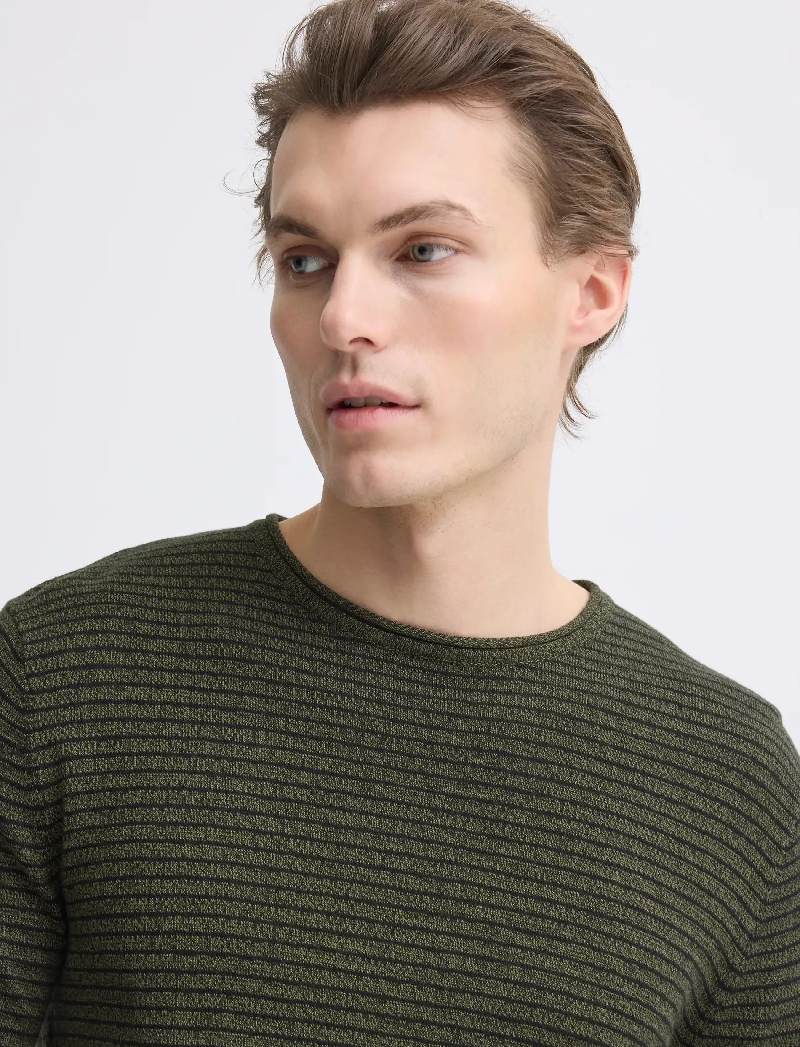 Blend - BHBROR PULLOVER - round necks - winter moss - 4