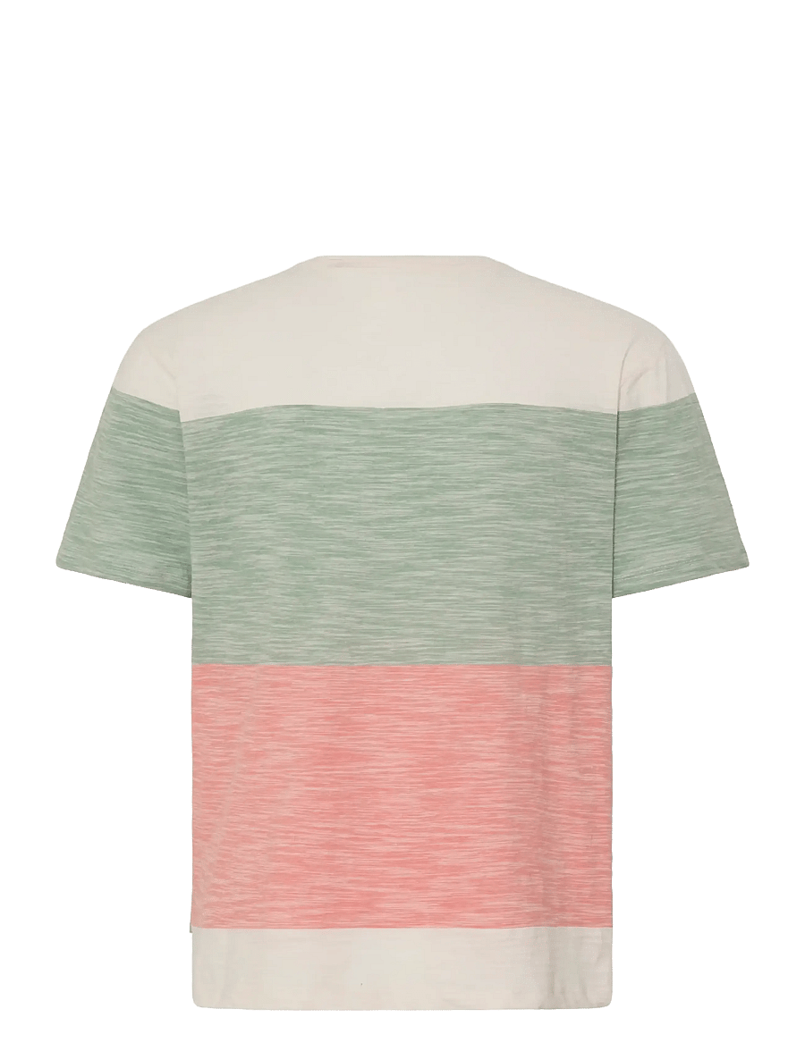 Blend - BHKEITH BLOCK S/S TEE - lühikeste varrukatega t-särgid - burnt coral - 2