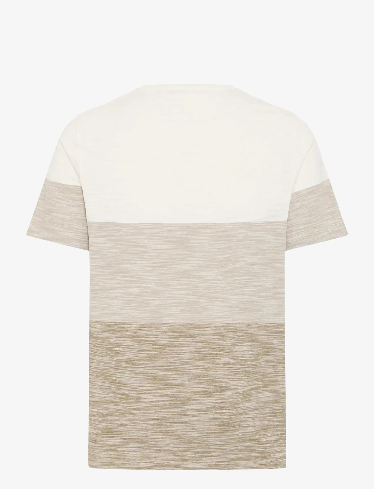 Blend - BHKEITH BLOCK S/S TEE - kortærmede t-shirts - butternut - 2