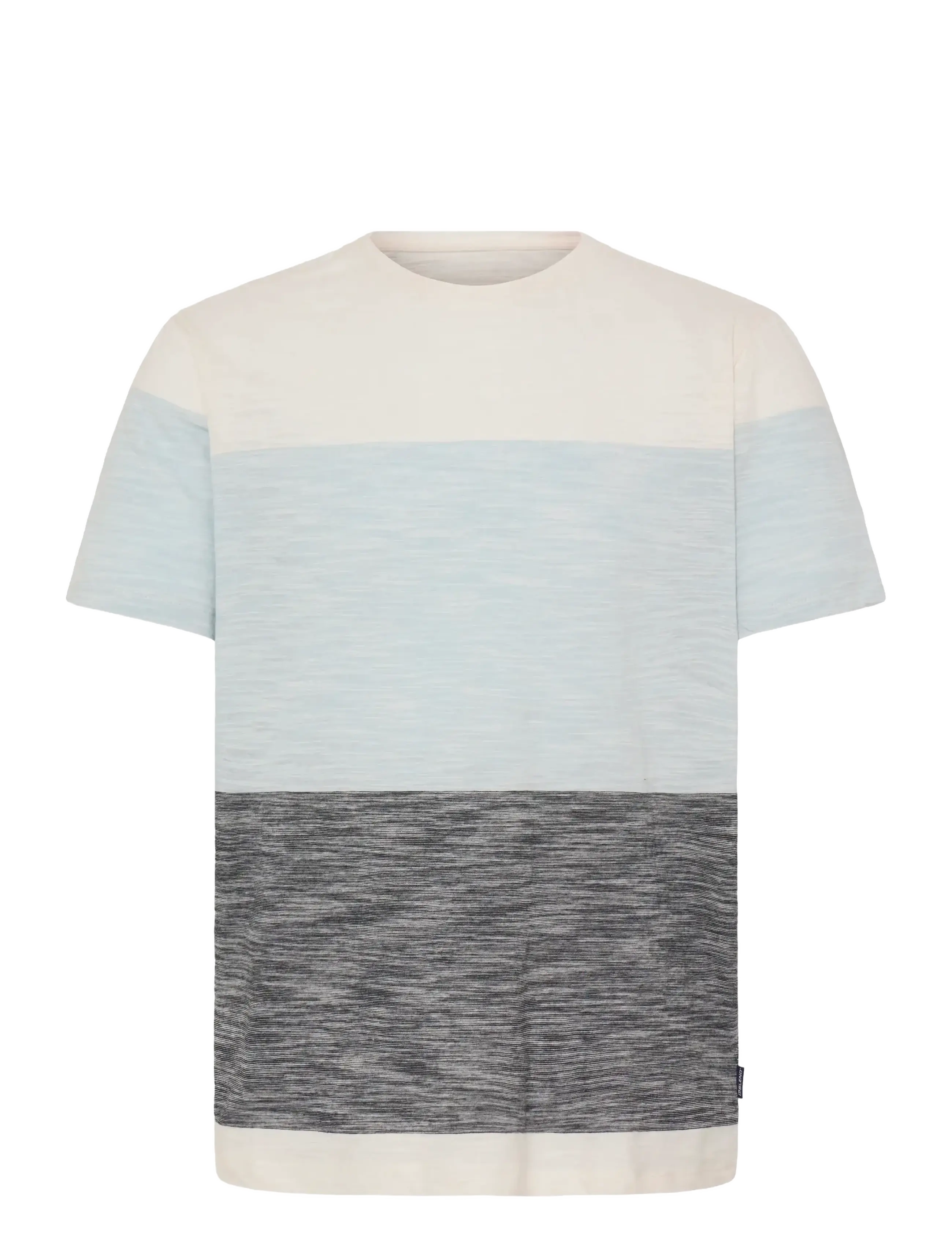 BLEND Bhkeith Block S/S Tee Blau - M - Herren