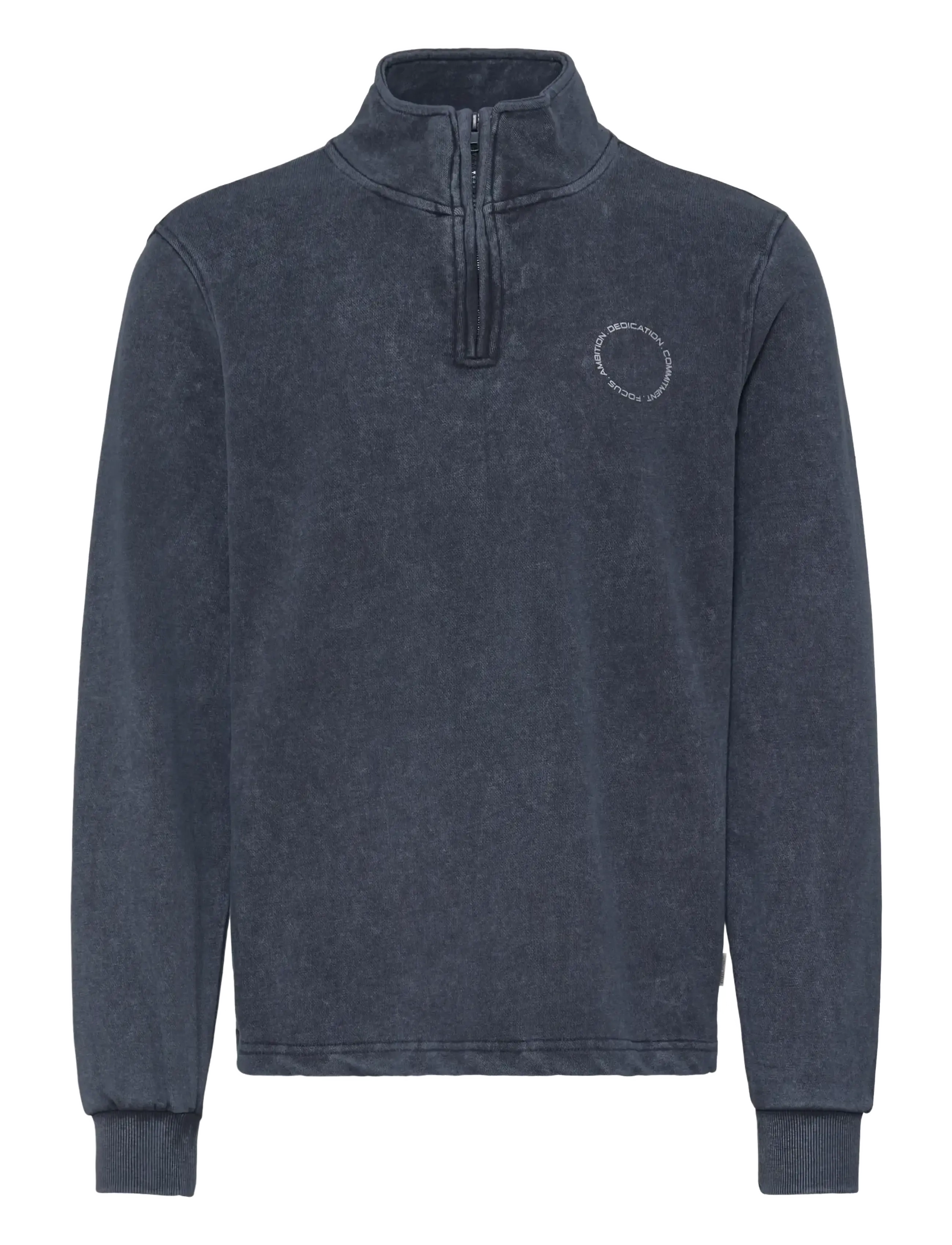 BLEND Bhfactor Half Sweatshirt Navy - XL - Herren