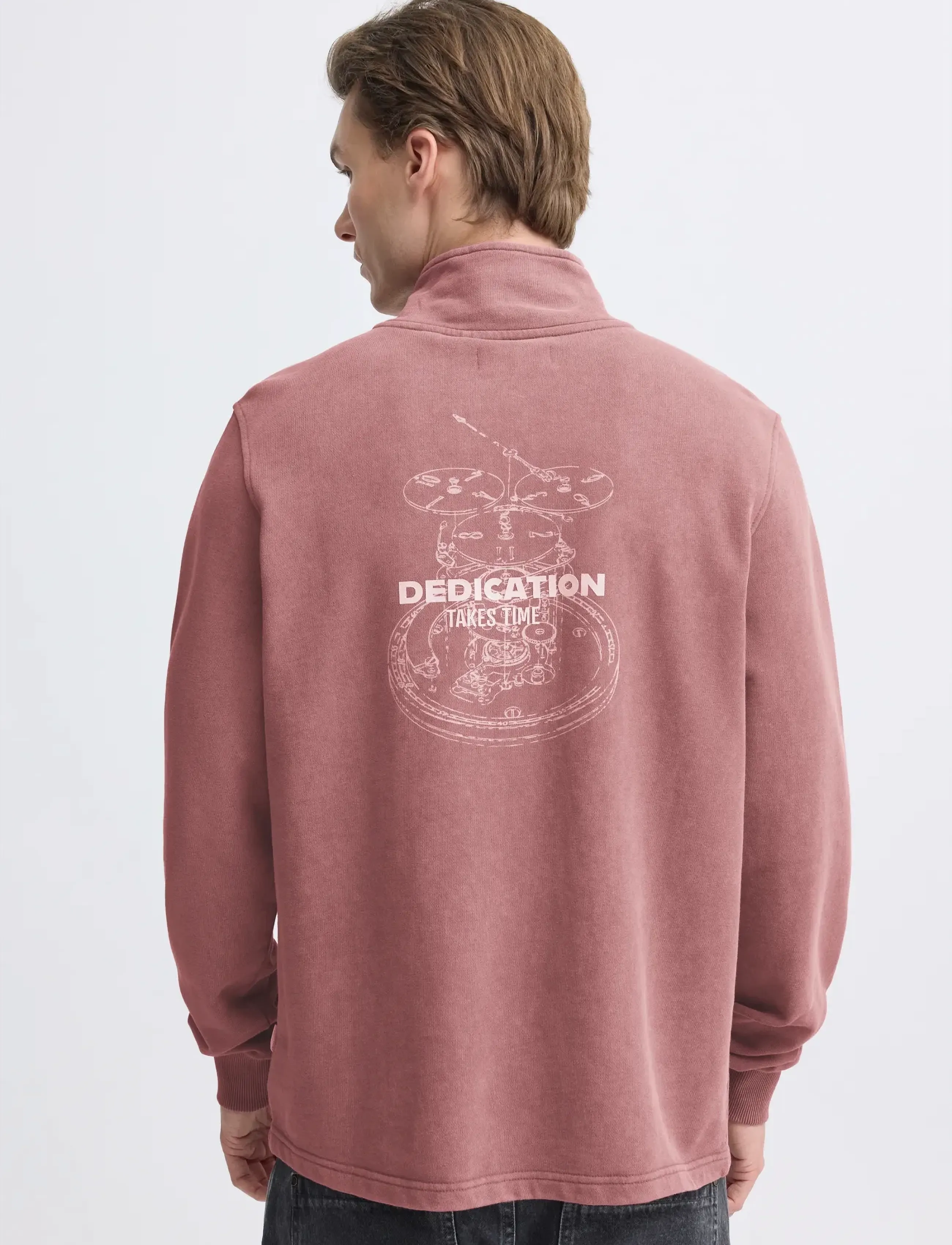 Blend - BHFACTOR HALF SWEATSHIRT - collections - wild ginger - 3