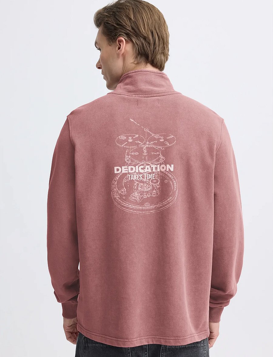 Blend - BHFACTOR HALF SWEATSHIRT - sweatshirts - wild ginger - 3