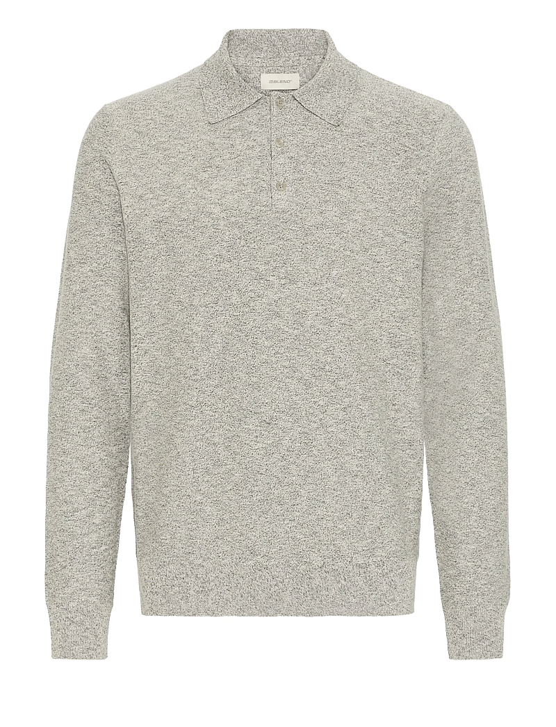 Blend - BHBYRON KNIT POLO - kootud polosärgid - winter twig - 0